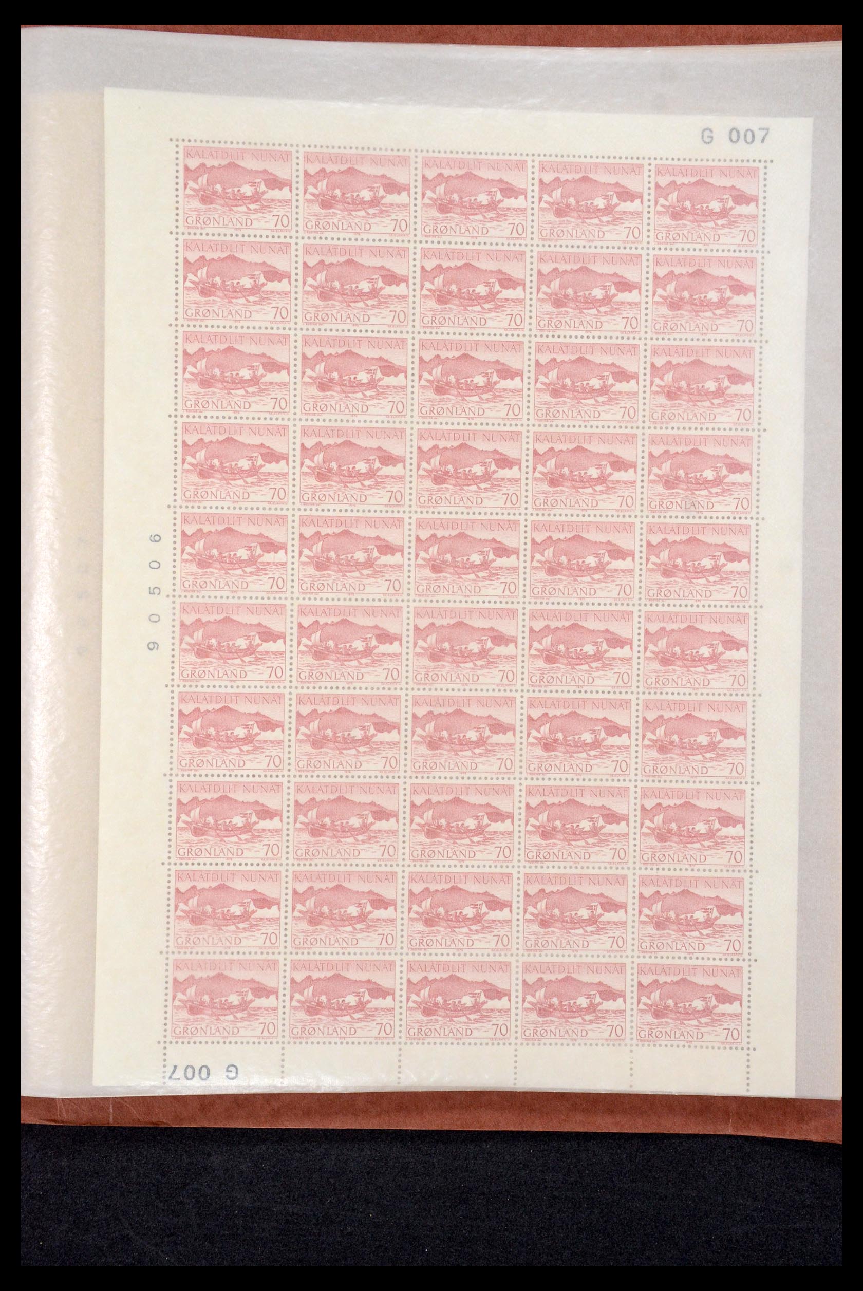 35664 034 - Postzegelverzameling 35664 Groenland 1961-1977.