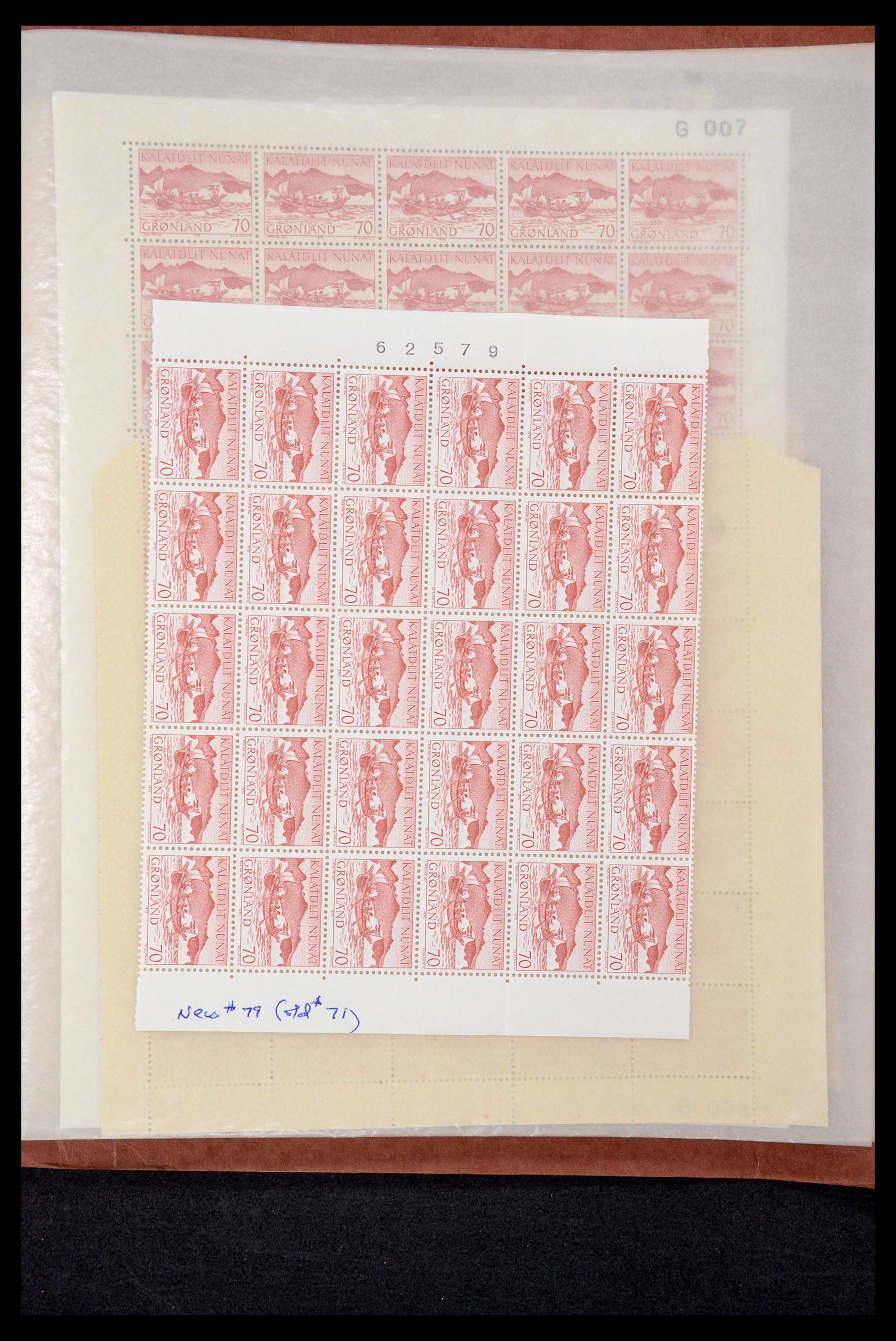 35664 036 - Postzegelverzameling 35664 Groenland 1961-1977.