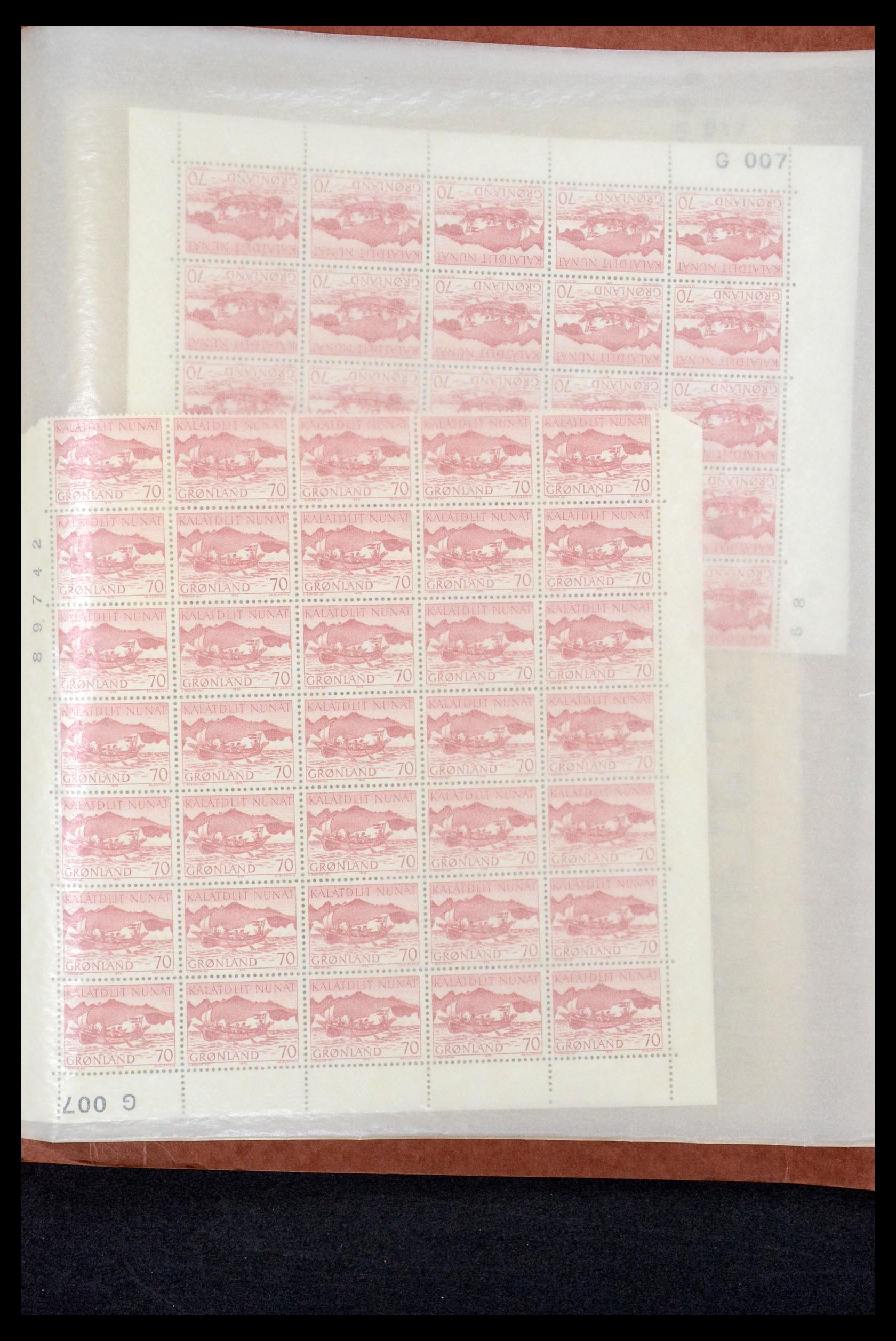 35664 038 - Postzegelverzameling 35664 Groenland 1961-1977.