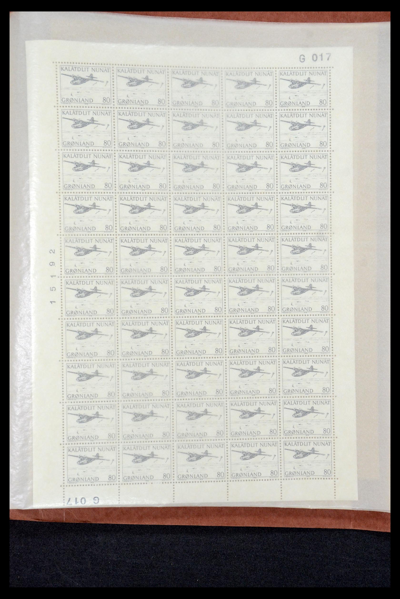 35664 039 - Postzegelverzameling 35664 Groenland 1961-1977.