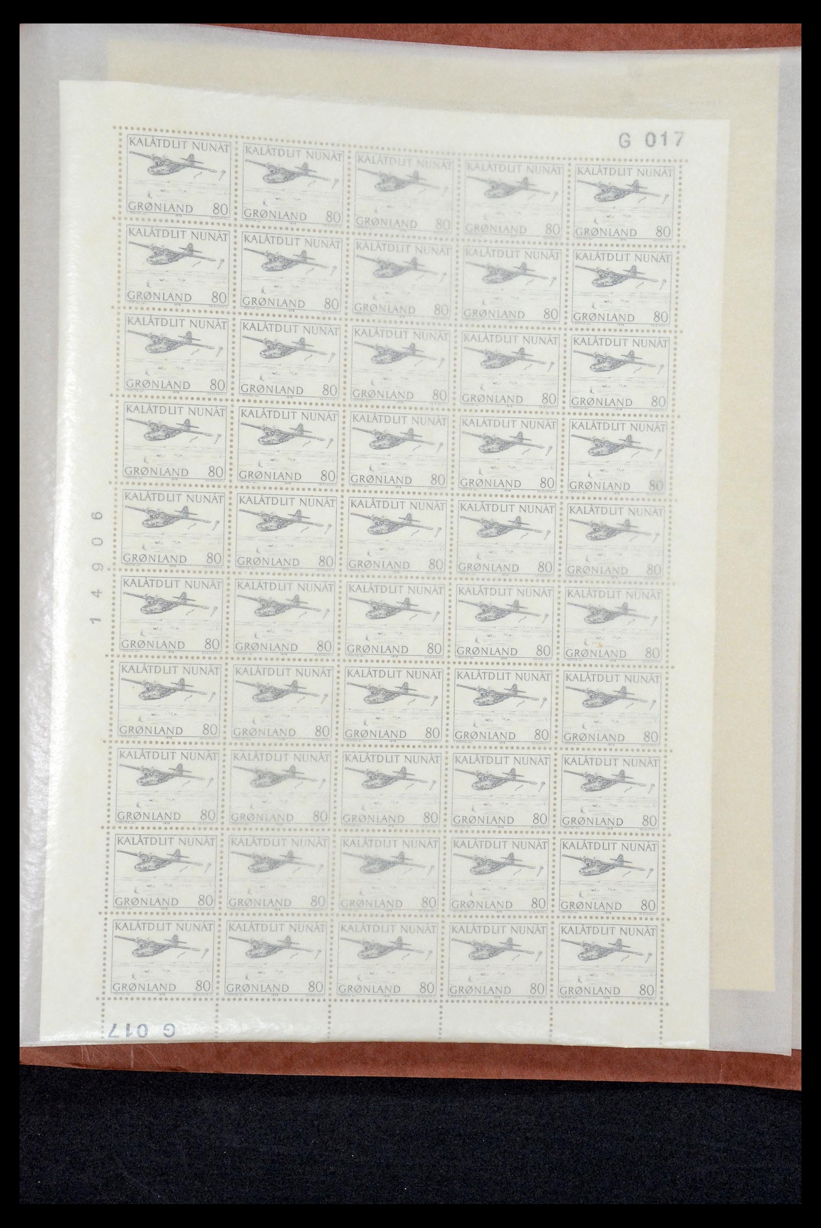 35664 040 - Postzegelverzameling 35664 Groenland 1961-1977.