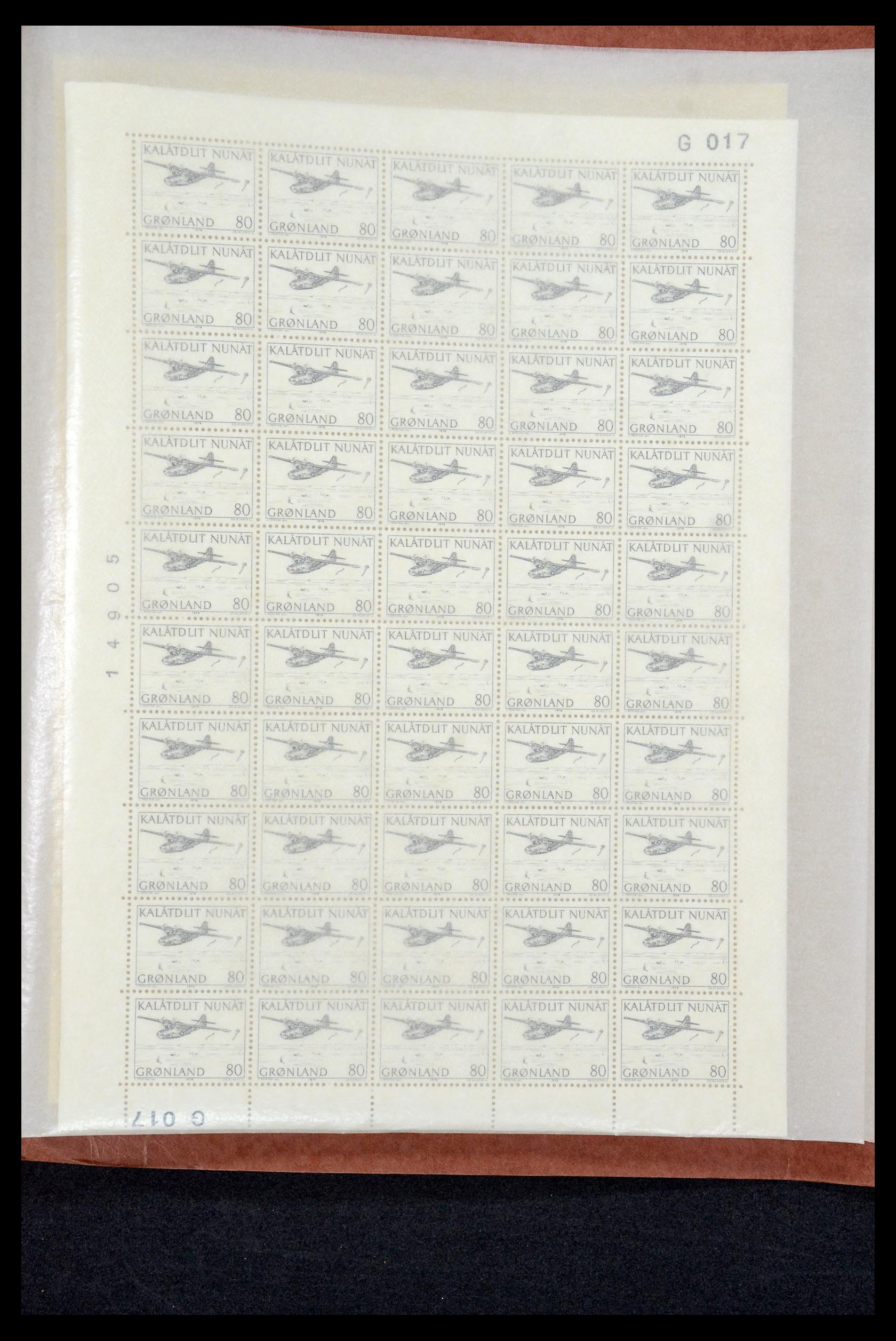 35664 041 - Postzegelverzameling 35664 Groenland 1961-1977.