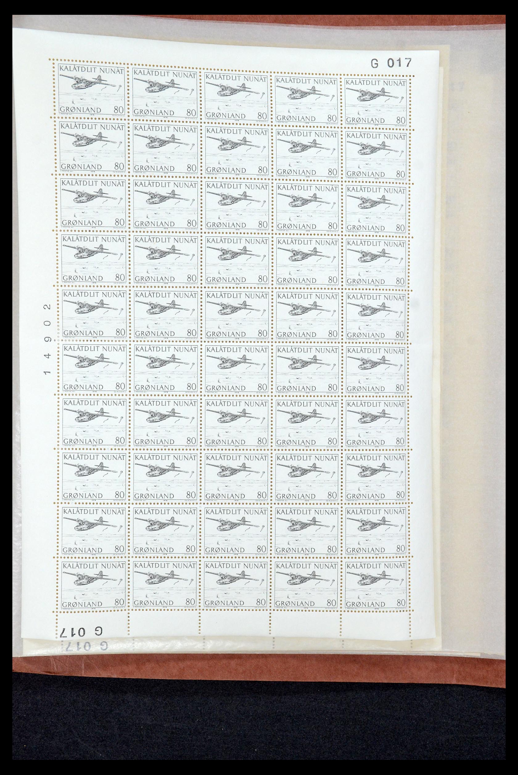 35664 043 - Postzegelverzameling 35664 Groenland 1961-1977.