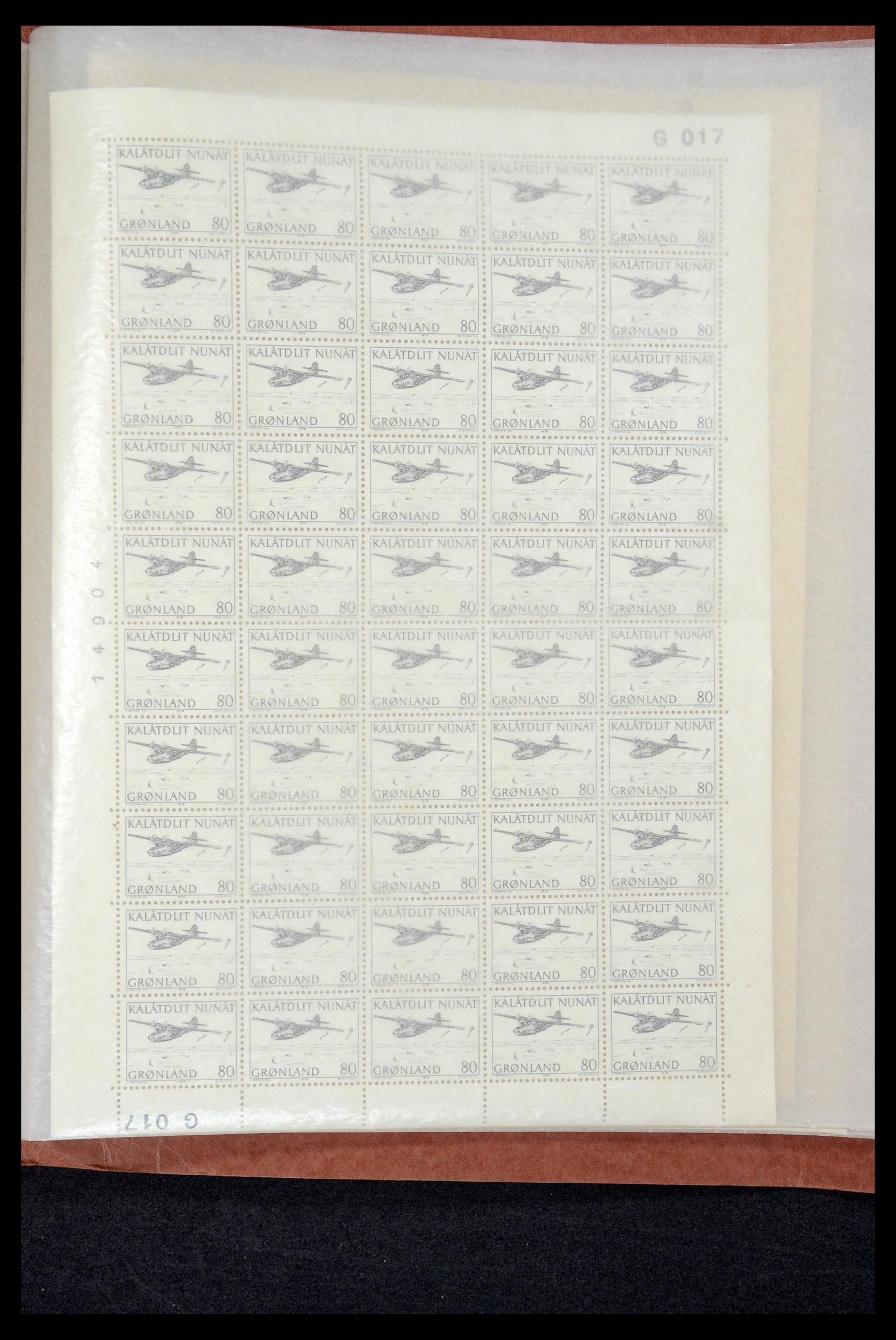 35664 044 - Postzegelverzameling 35664 Groenland 1961-1977.