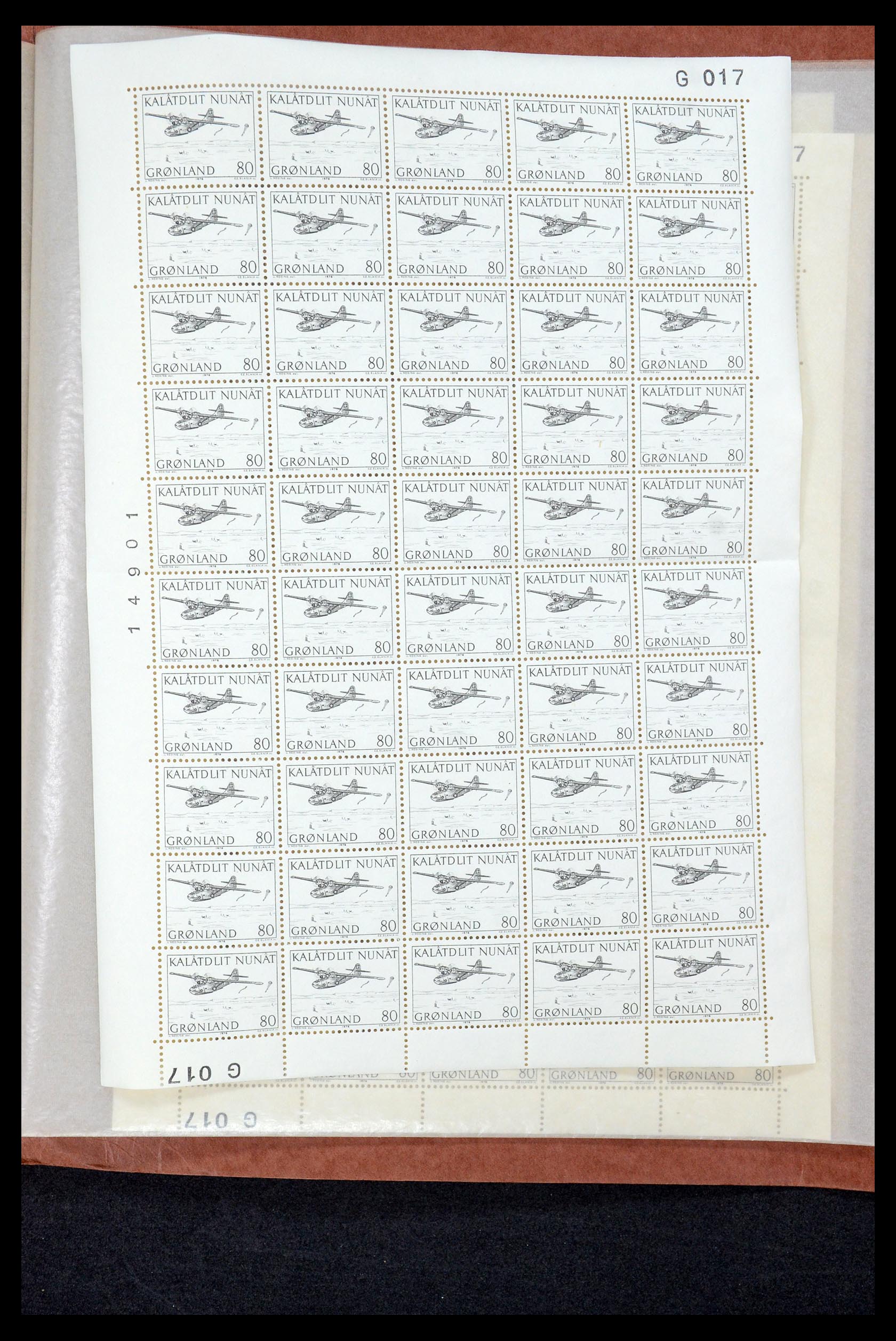 35664 045 - Postzegelverzameling 35664 Groenland 1961-1977.