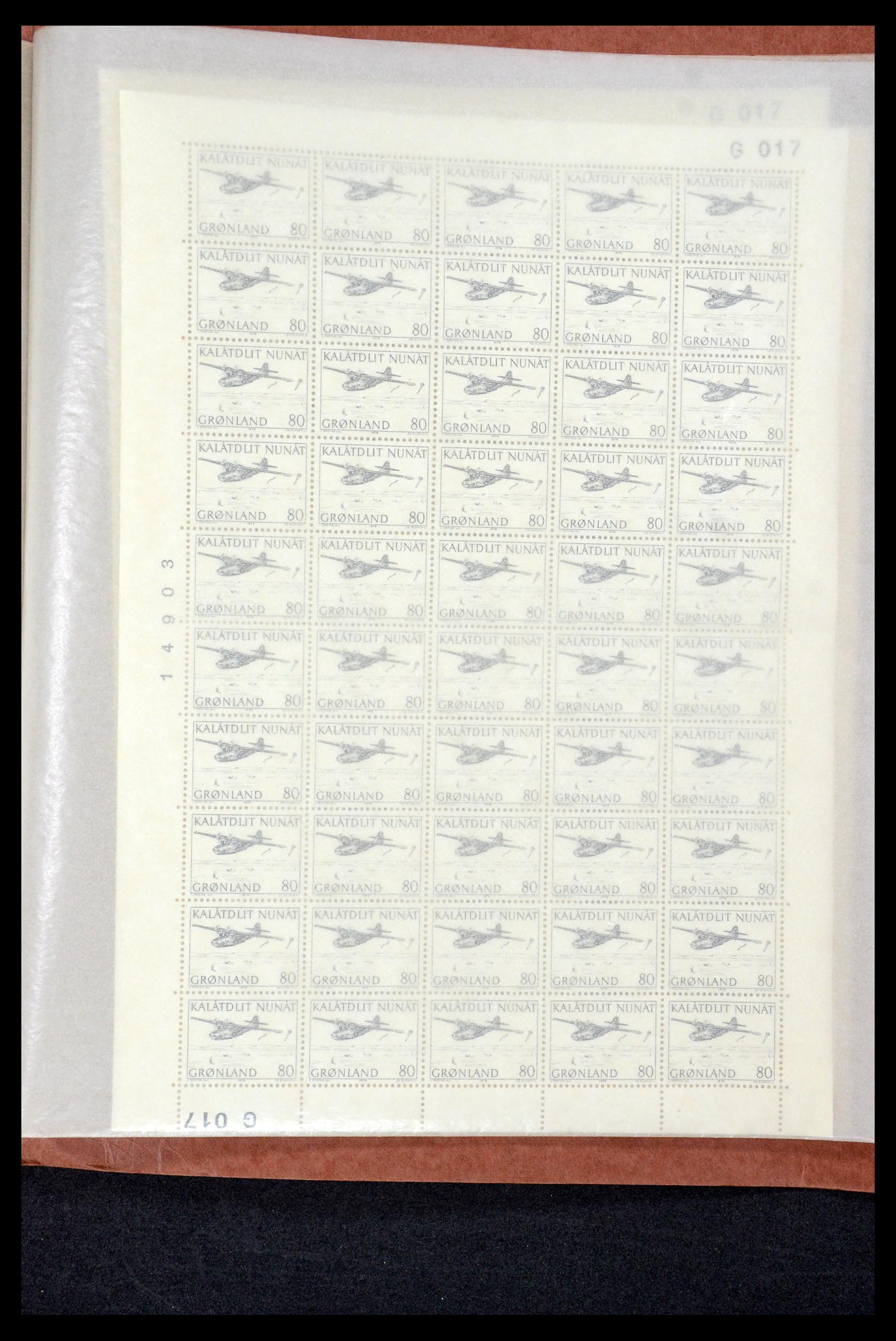 35664 046 - Postzegelverzameling 35664 Groenland 1961-1977.