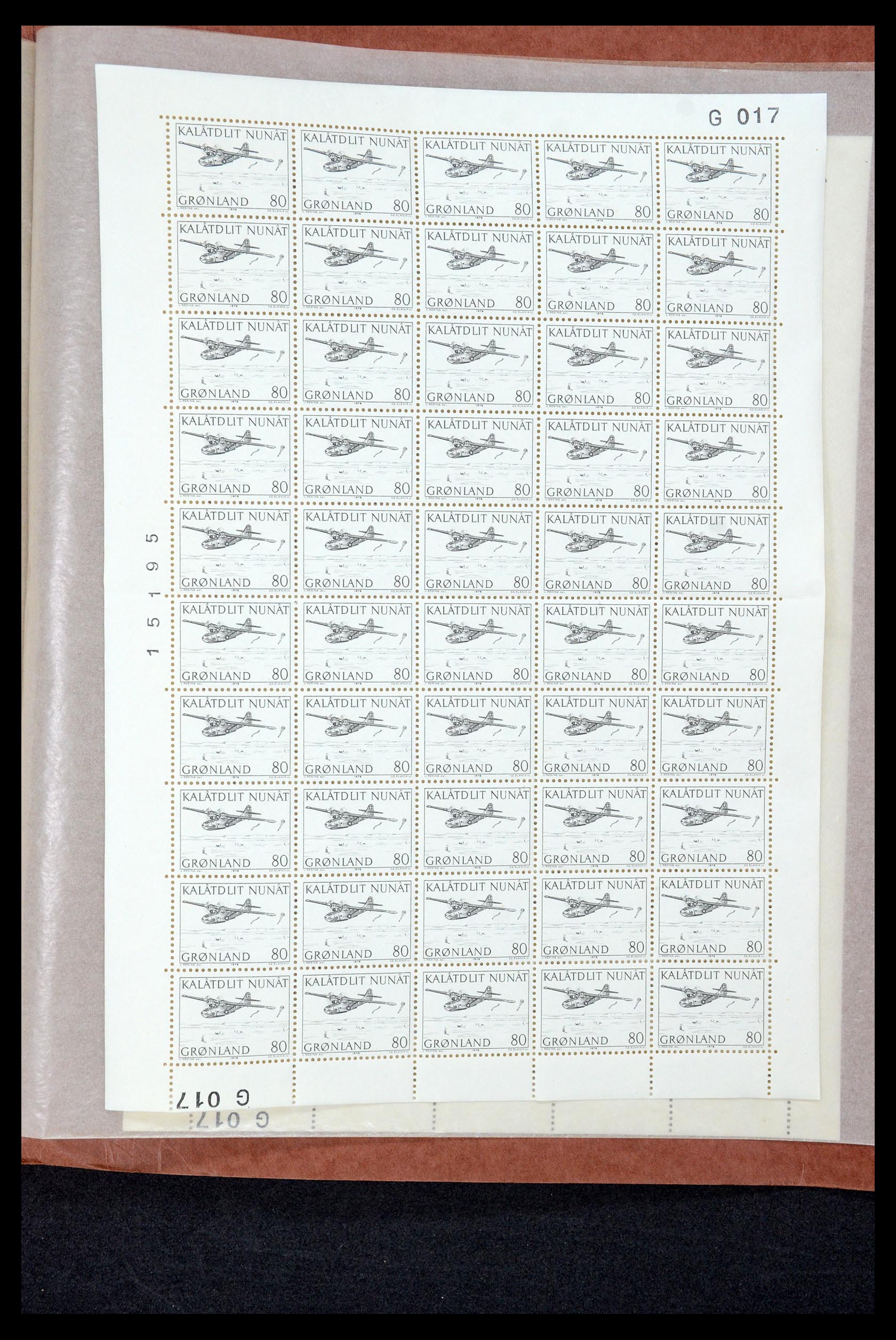 35664 047 - Postzegelverzameling 35664 Groenland 1961-1977.