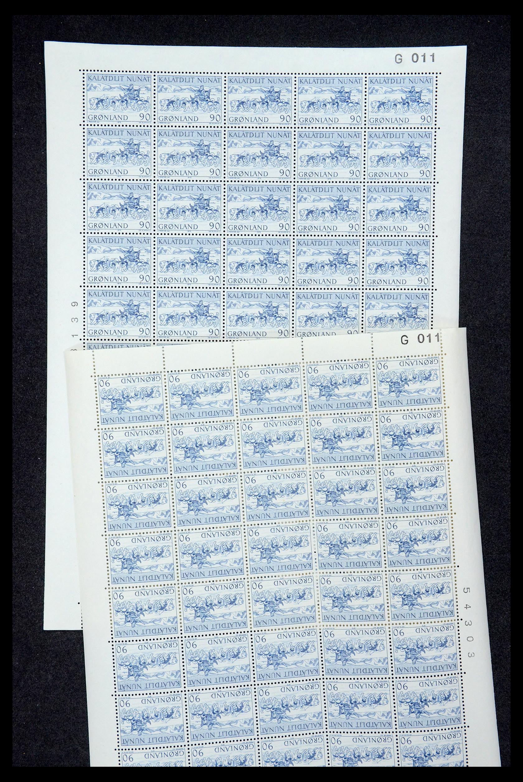 35664 049 - Postzegelverzameling 35664 Groenland 1961-1977.