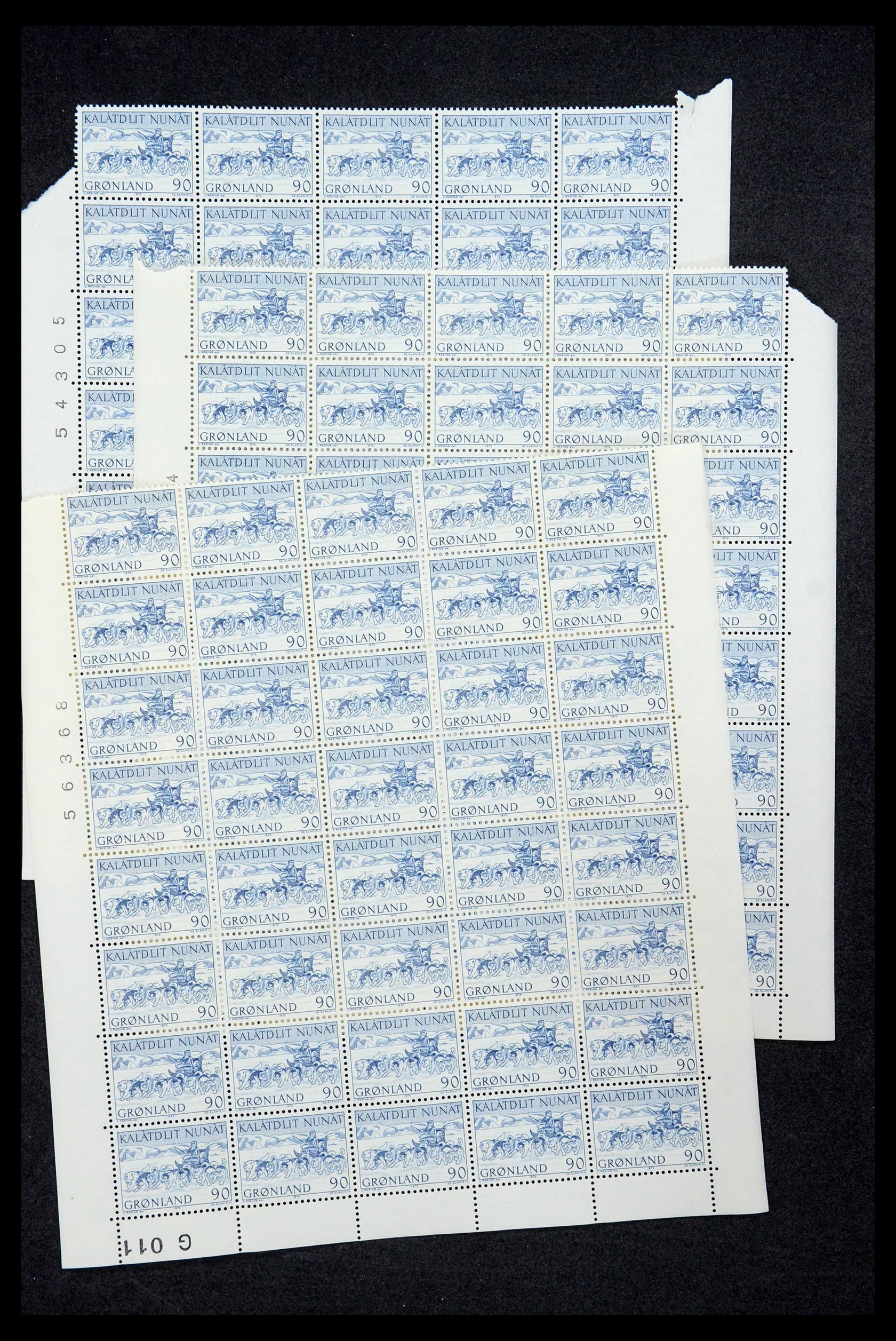 35664 050 - Postzegelverzameling 35664 Groenland 1961-1977.