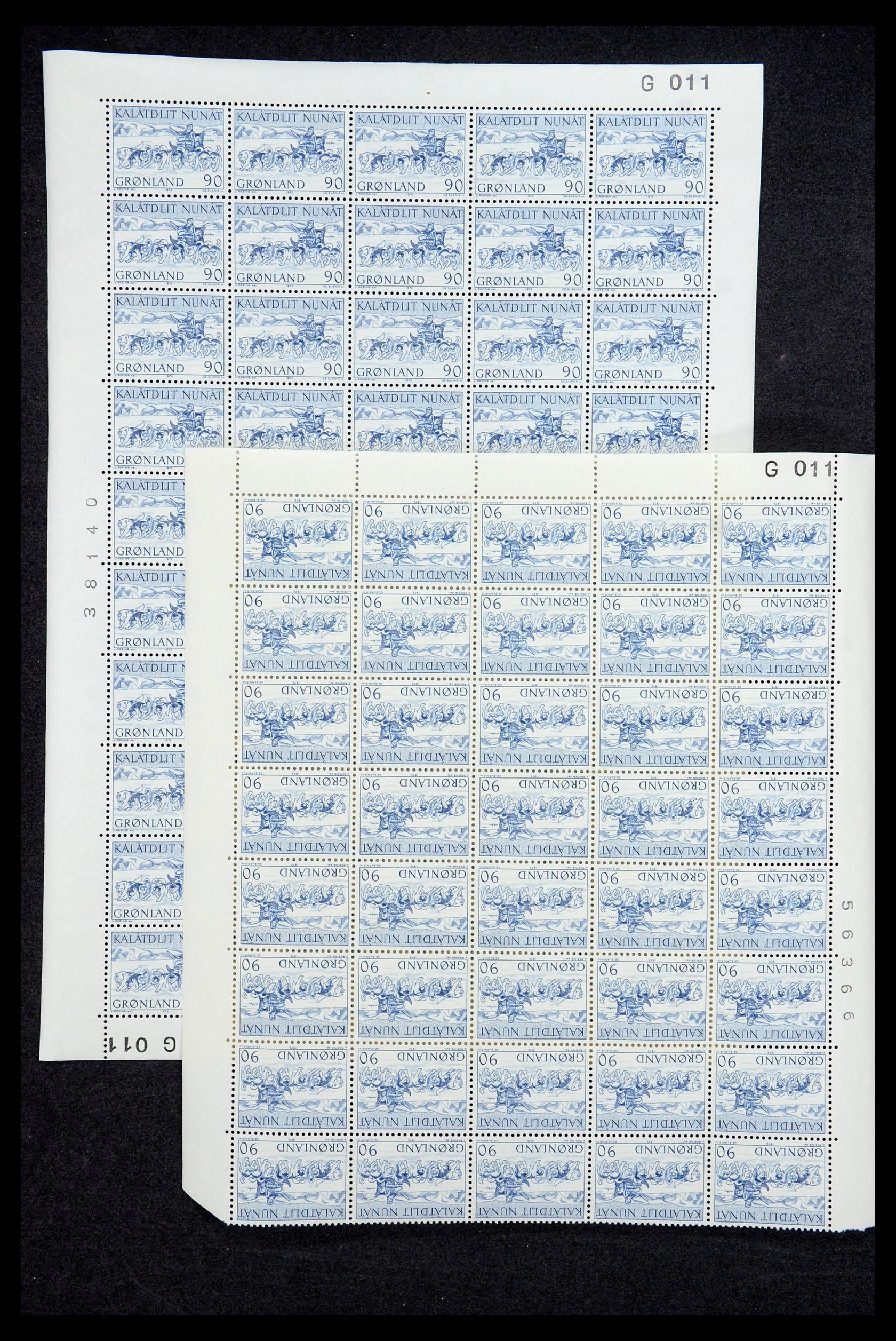 35664 051 - Postzegelverzameling 35664 Groenland 1961-1977.