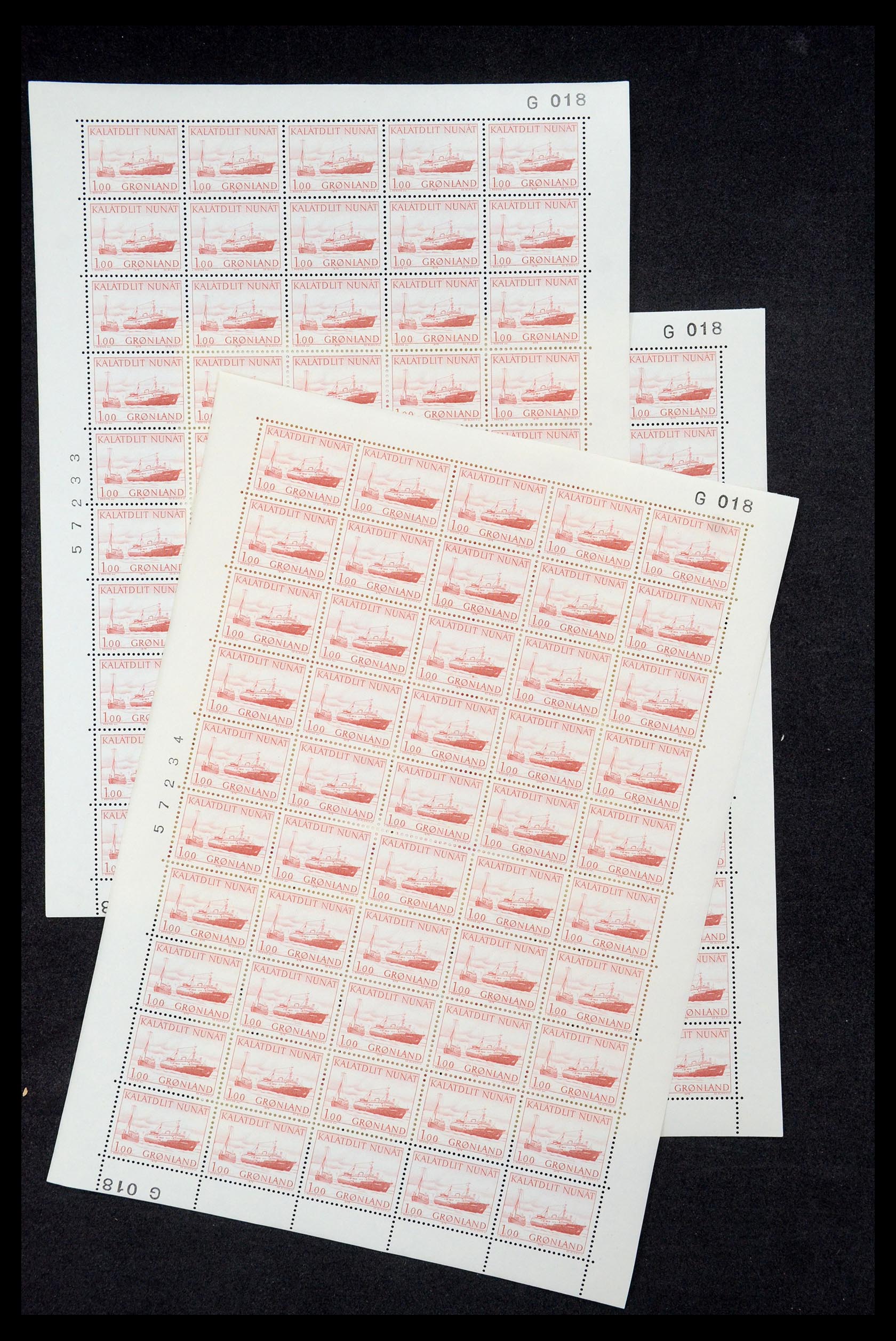 35664 053 - Postzegelverzameling 35664 Groenland 1961-1977.