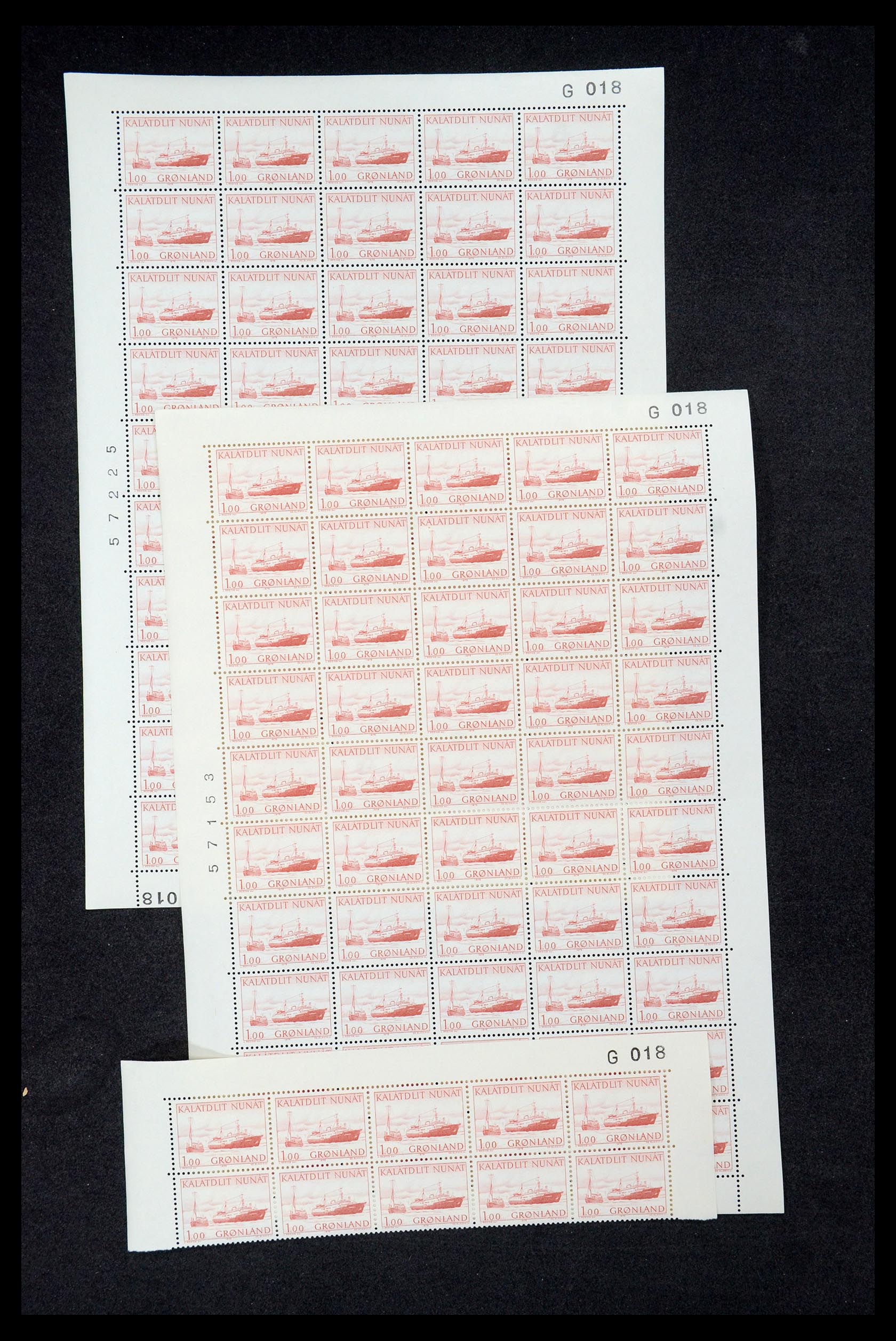 35664 054 - Postzegelverzameling 35664 Groenland 1961-1977.