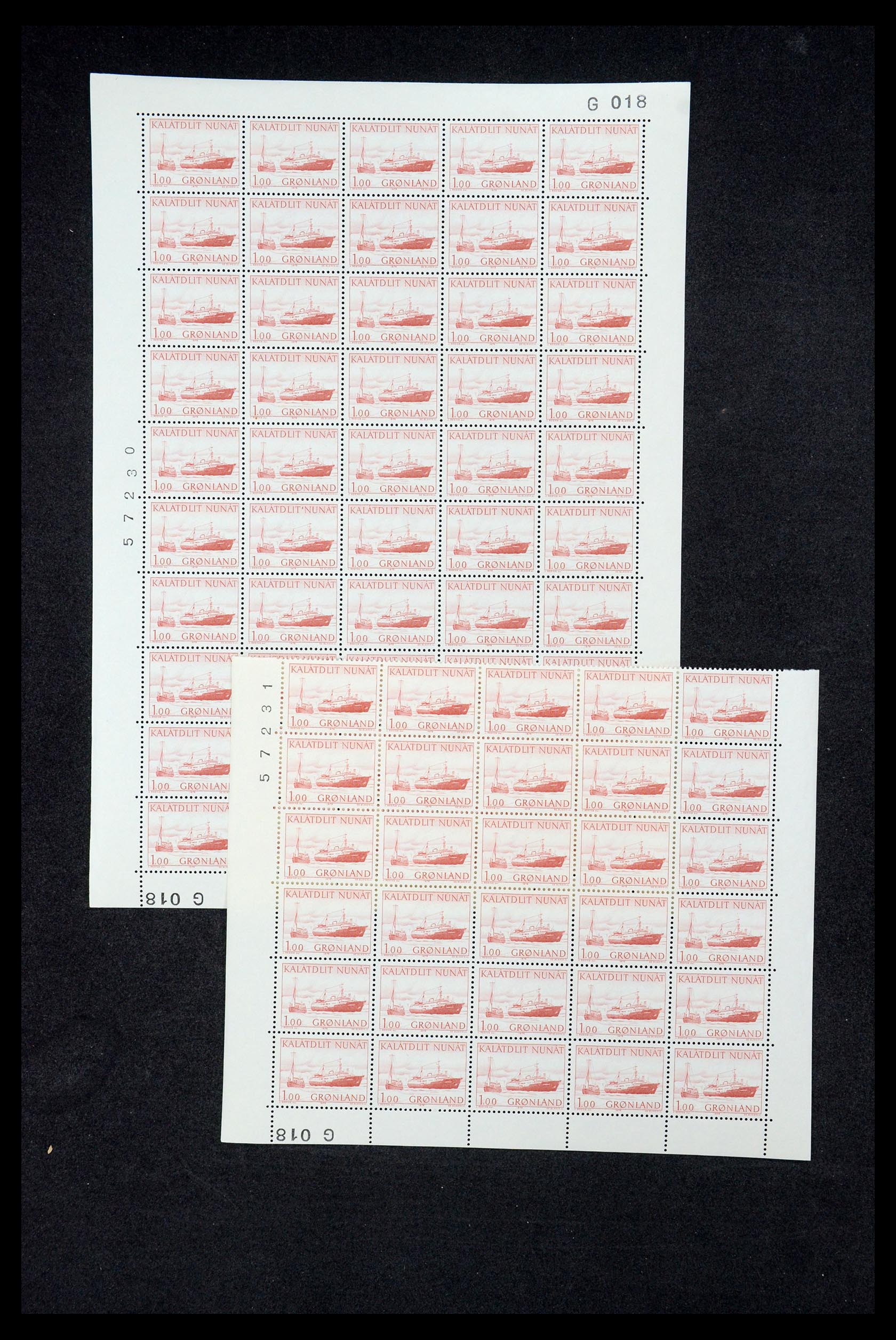 35664 055 - Stamp Collection 35664 Greenland 1961-1977.