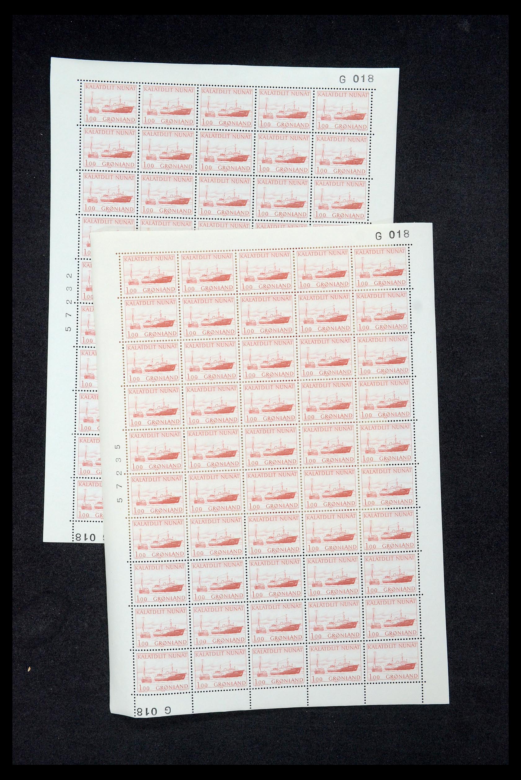 35664 056 - Stamp Collection 35664 Greenland 1961-1977.