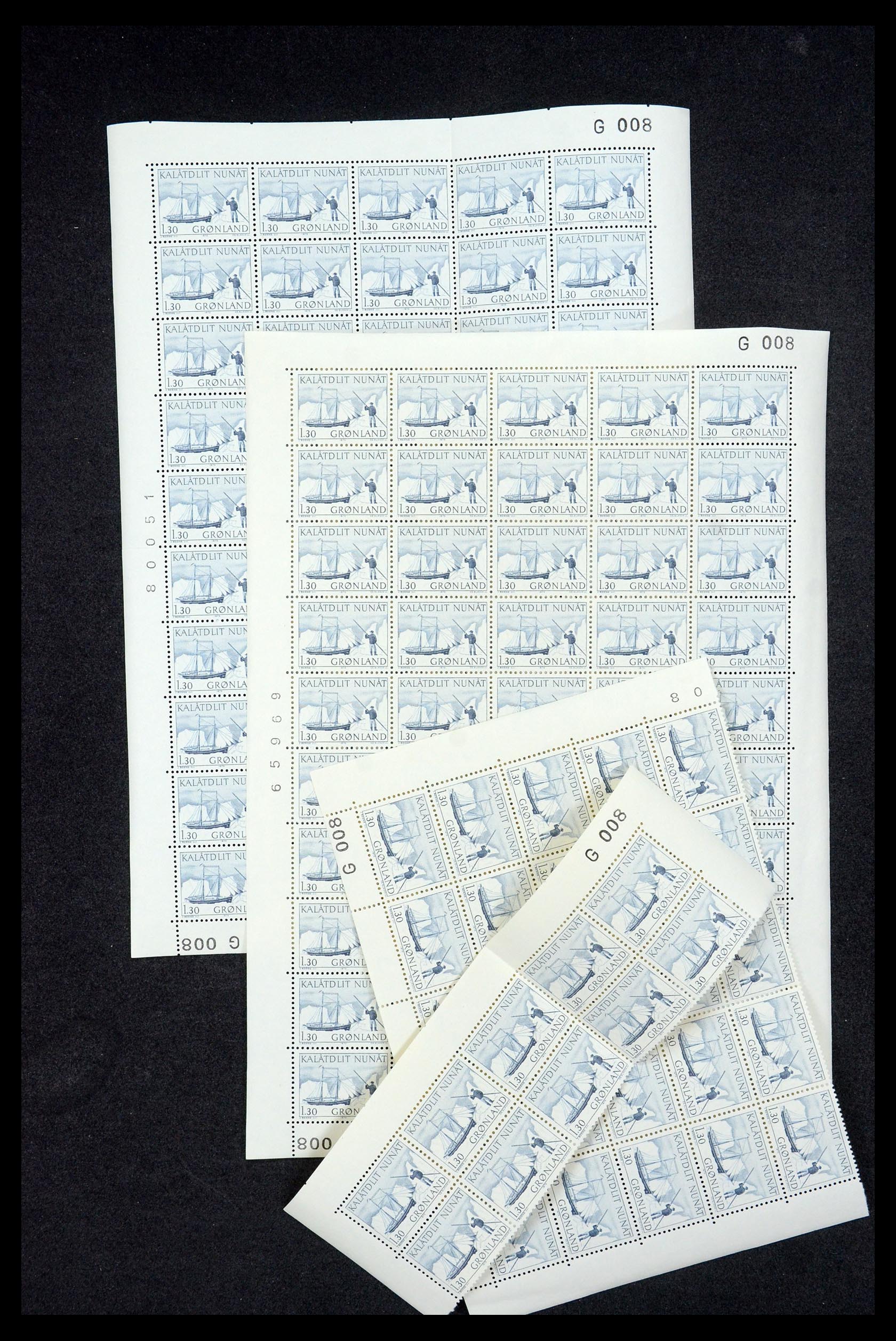 35664 057 - Postzegelverzameling 35664 Groenland 1961-1977.