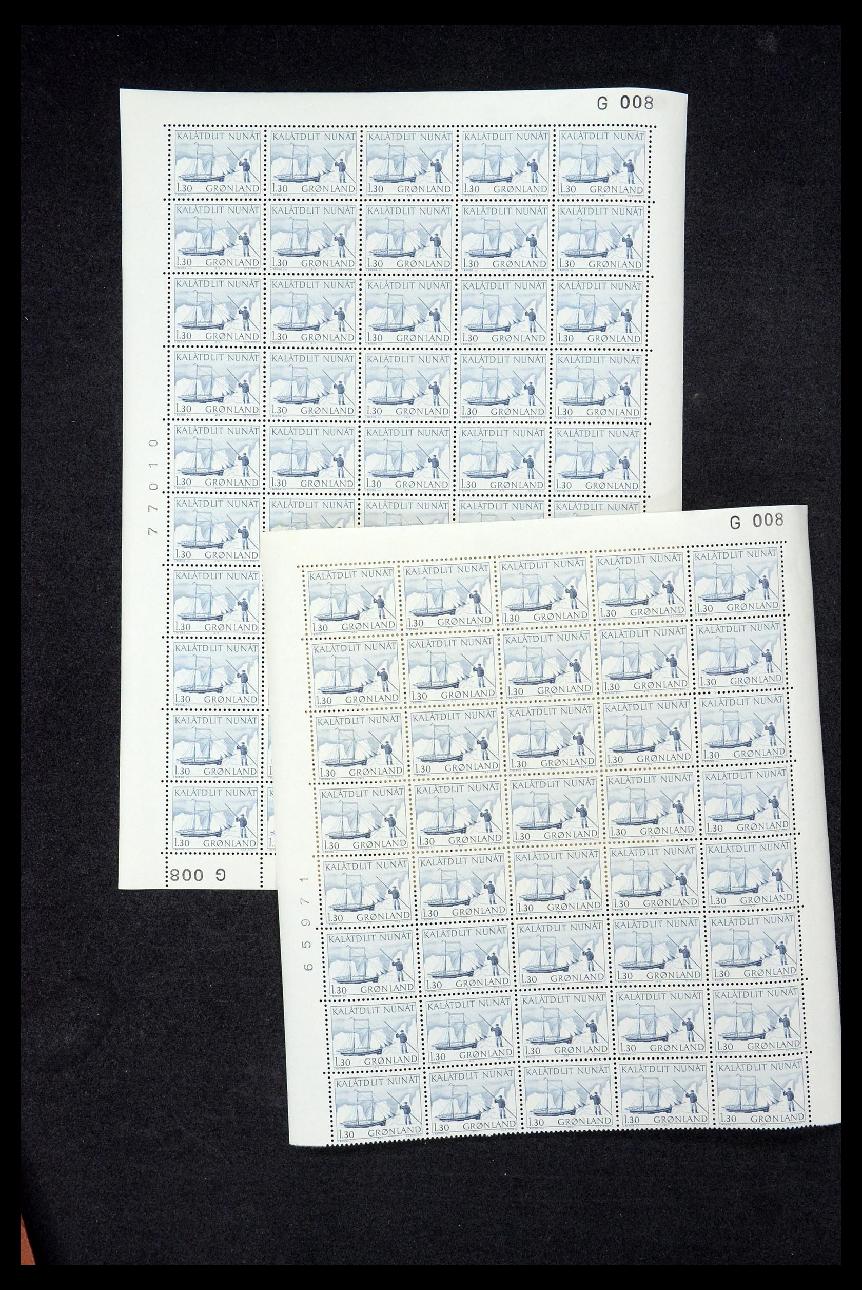 35664 059 - Postzegelverzameling 35664 Groenland 1961-1977.