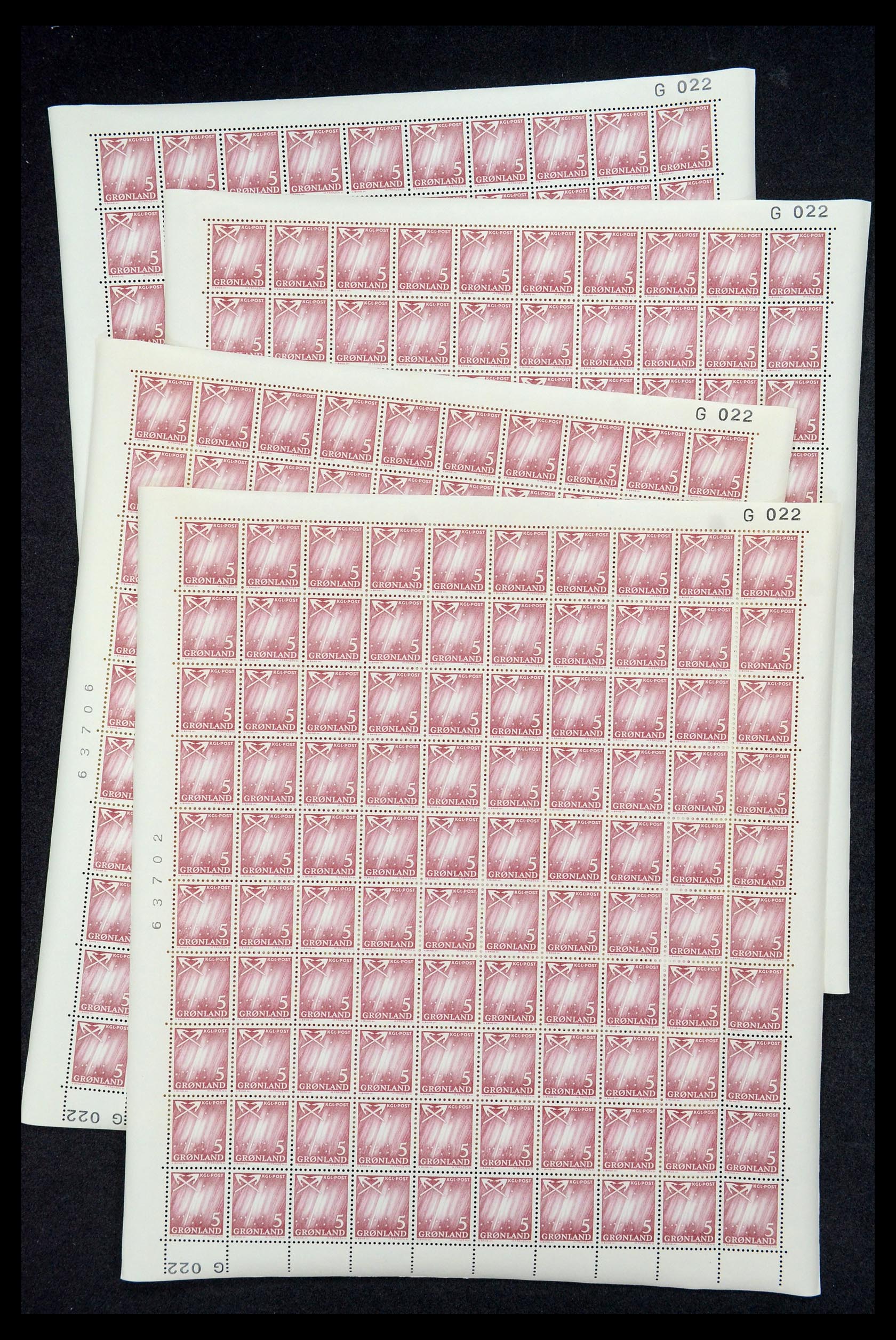 35664 073 - Postzegelverzameling 35664 Groenland 1961-1977.