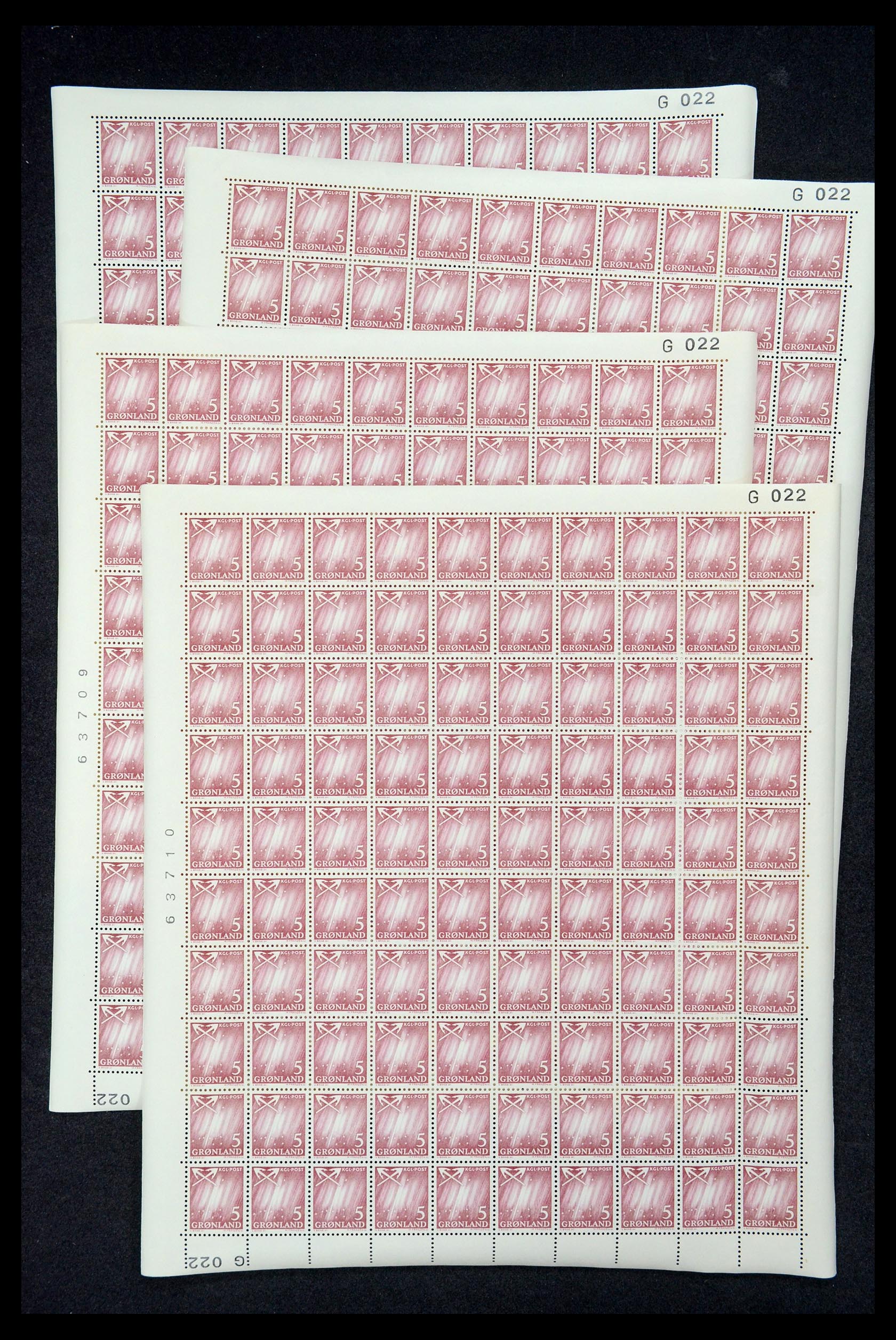 35664 074 - Postzegelverzameling 35664 Groenland 1961-1977.