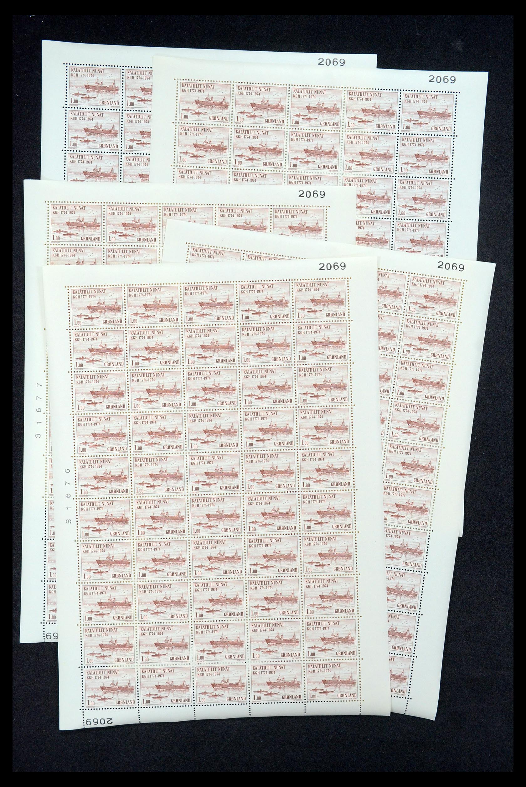 35664 079 - Postzegelverzameling 35664 Groenland 1961-1977.