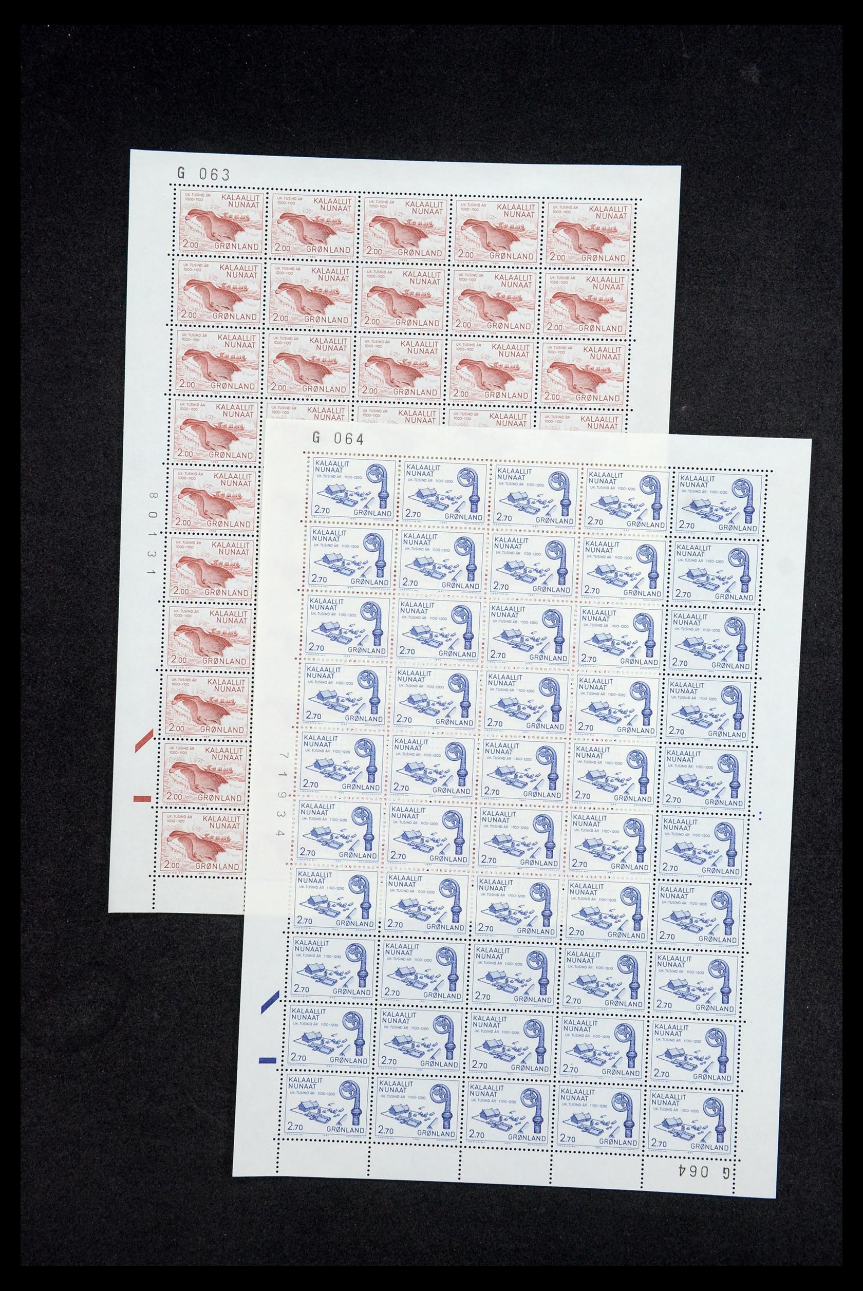 35664 106 - Postzegelverzameling 35664 Groenland 1961-1977.