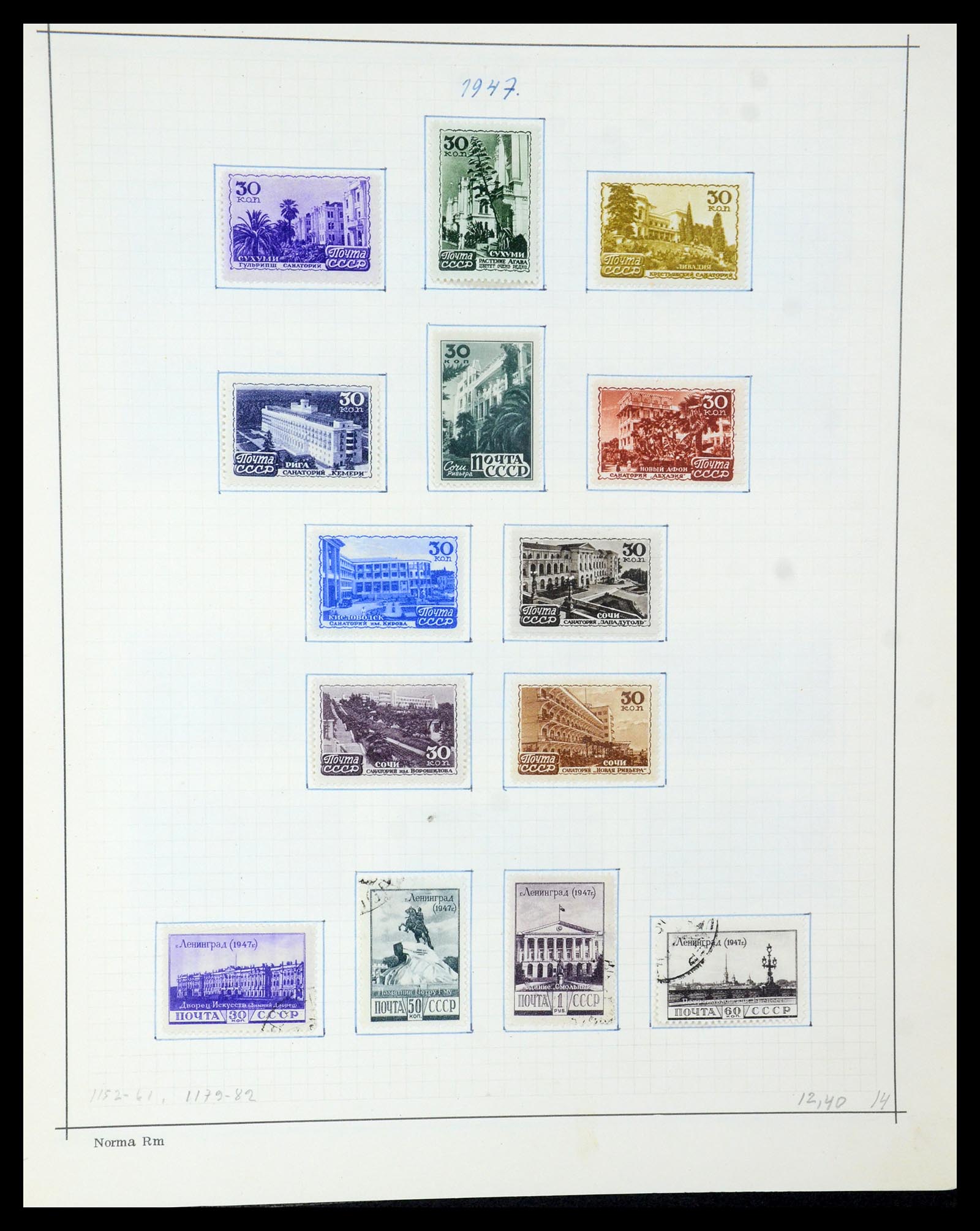 35665 088 - Stamp Collection 35665 Russia 1918-1962.