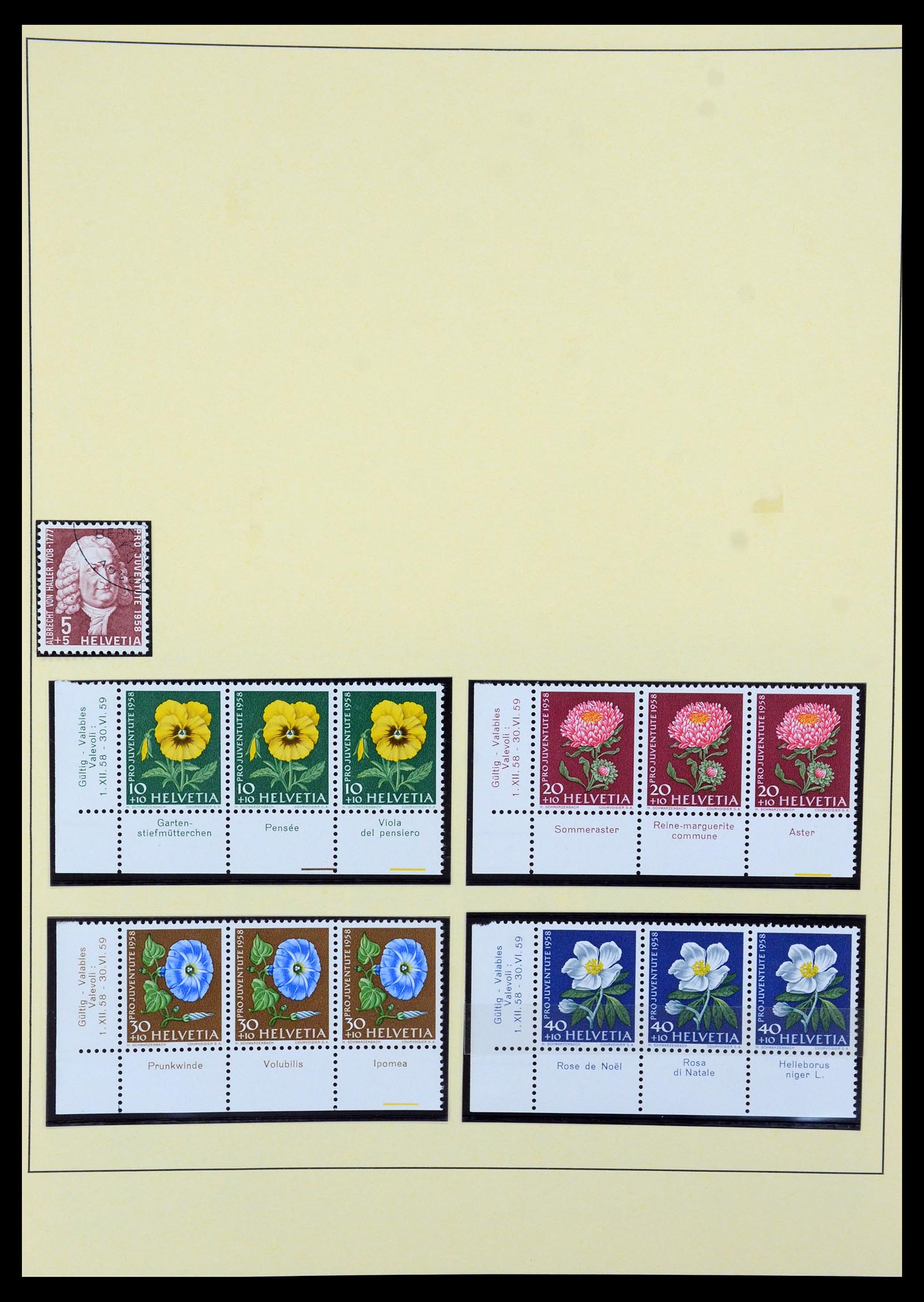 35668 013 - Stamp Collection 35668 Switzerland Pro Juventute and Pro Patria 1910-197