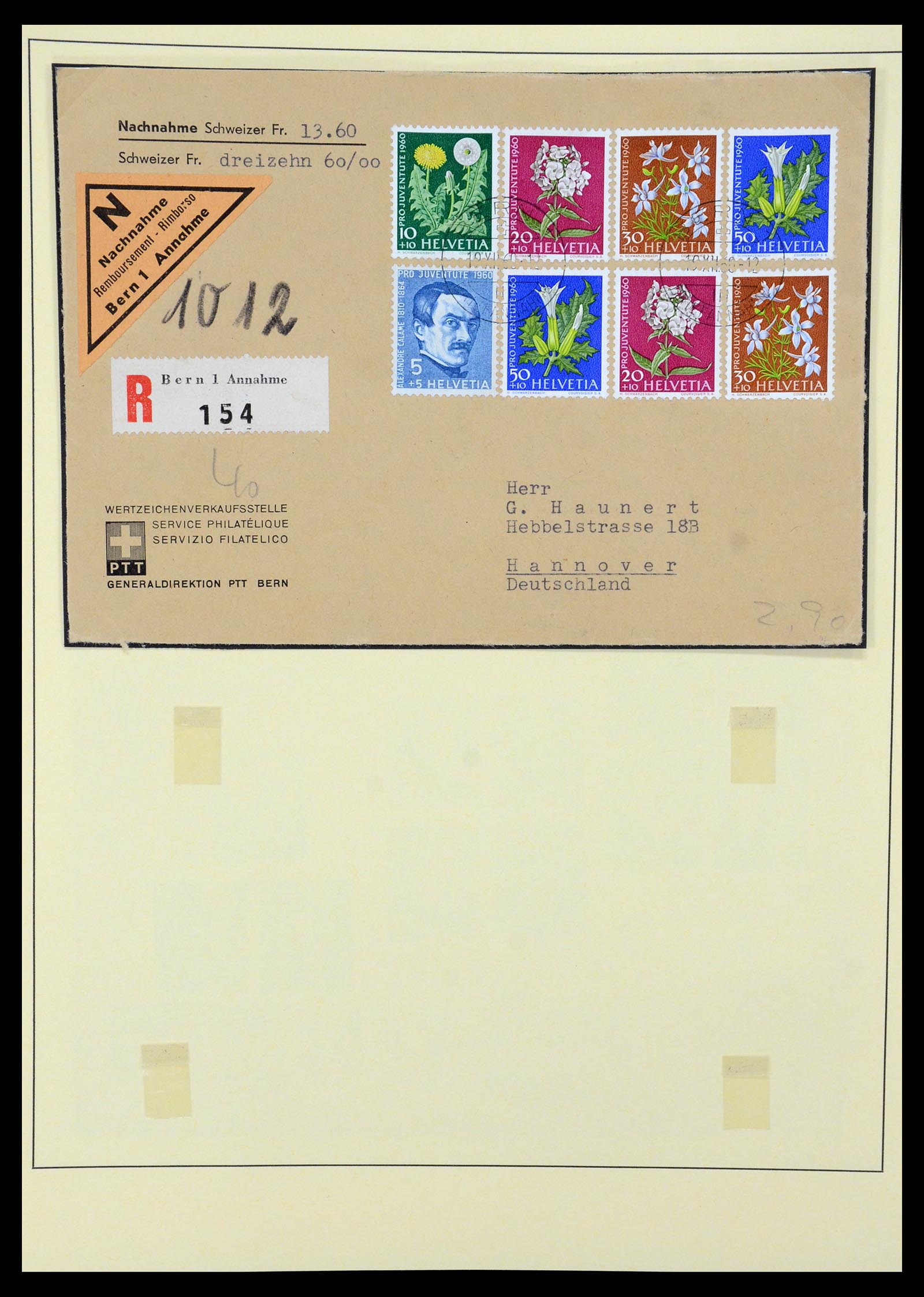 35668 015 - Stamp Collection 35668 Switzerland Pro Juventute and Pro Patria 1910-197