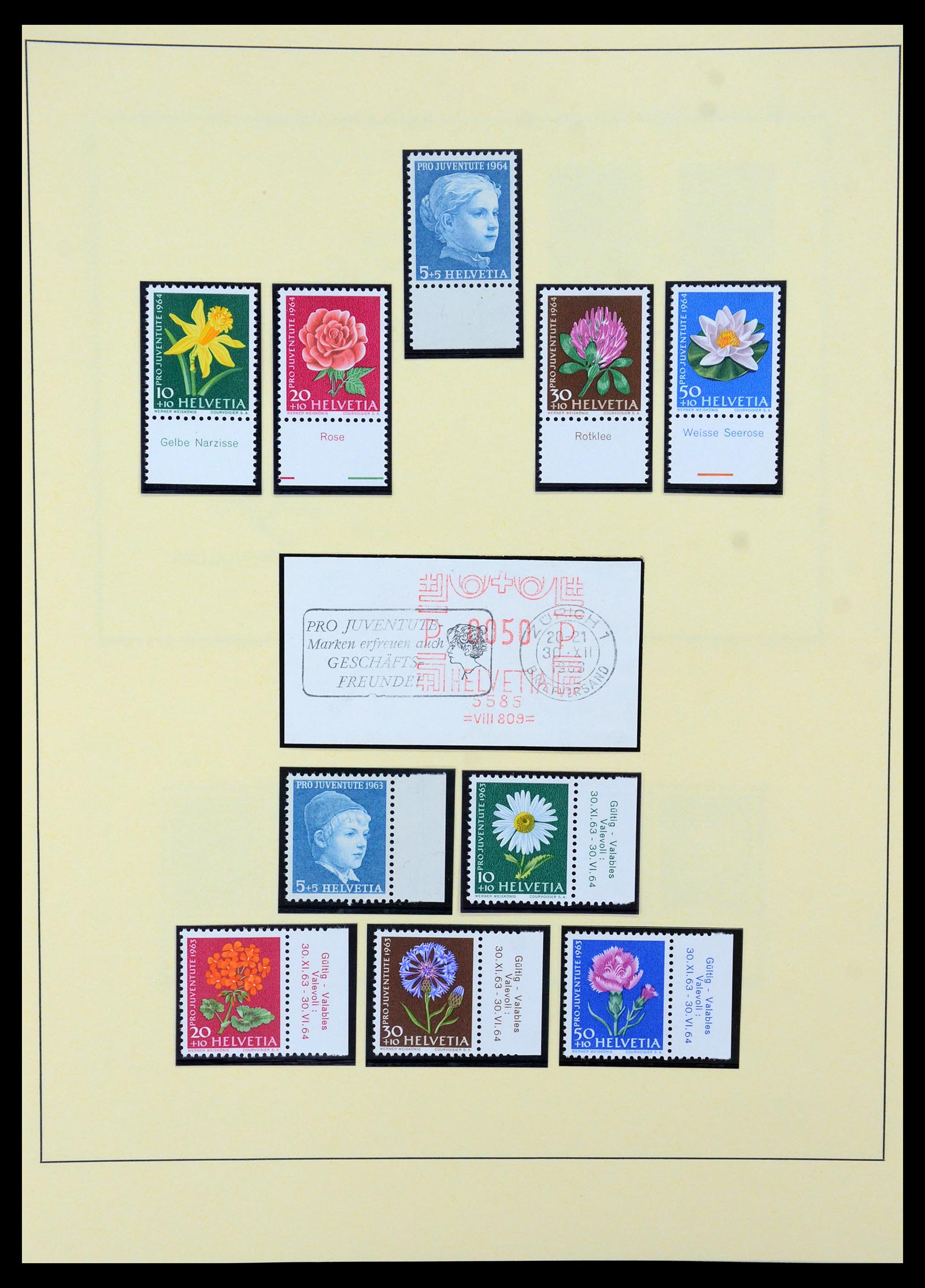 35668 022 - Postzegelverzameling 35668 Zwitserland Pro Juventute en Pro Patria 19