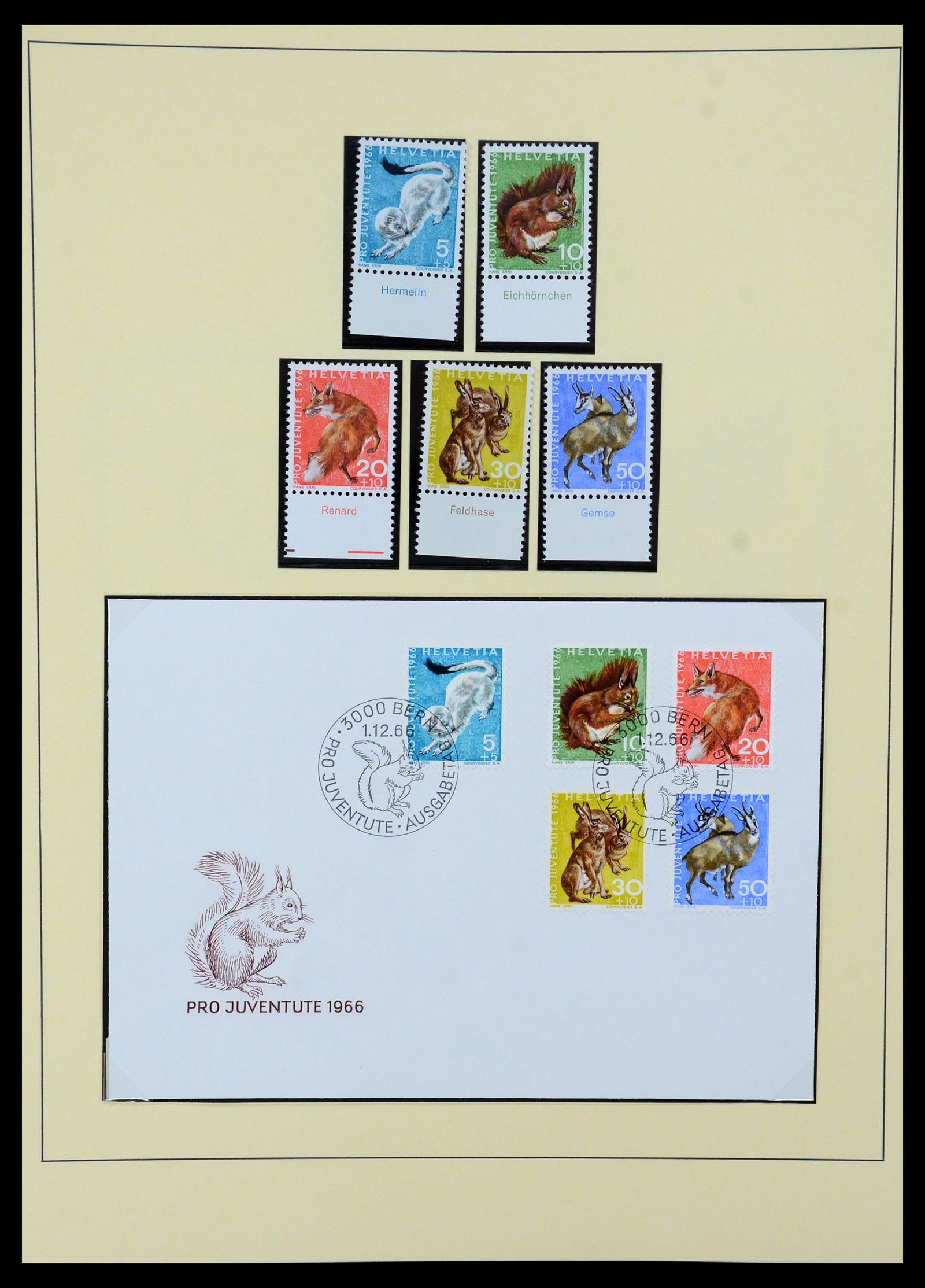 35668 024 - Stamp Collection 35668 Switzerland Pro Juventute and Pro Patria 1910-197