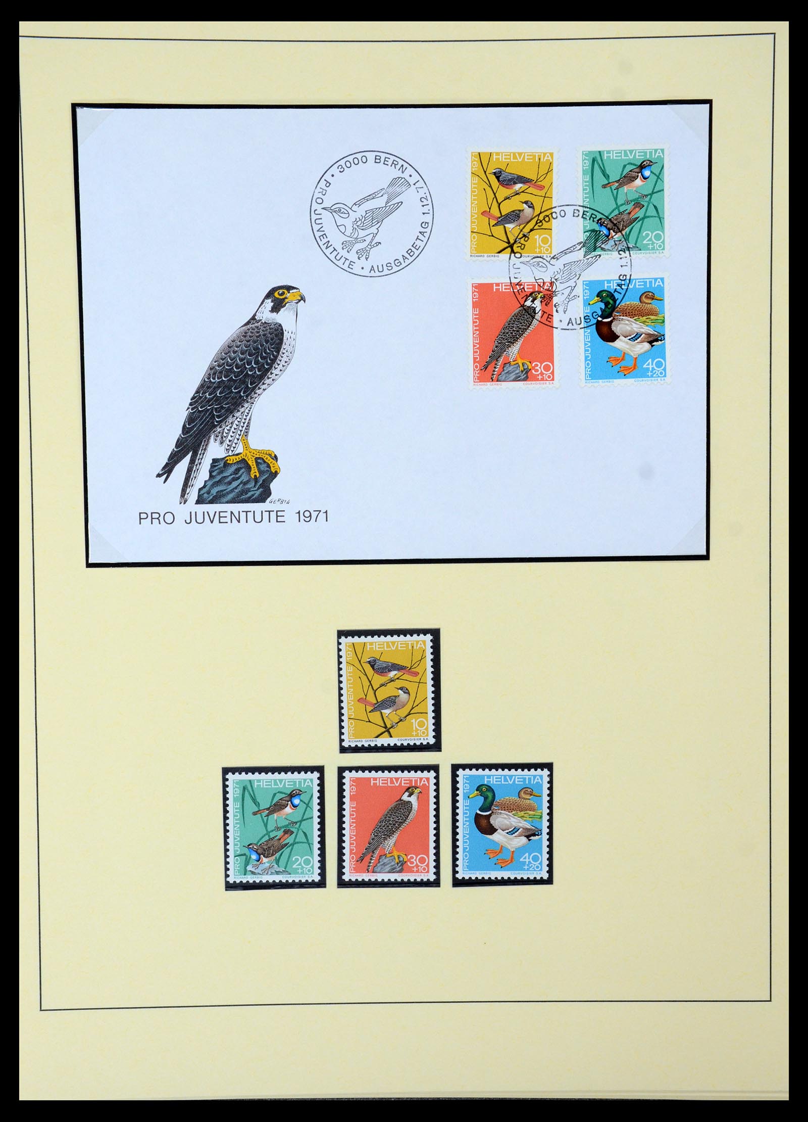 35668 028 - Postzegelverzameling 35668 Zwitserland Pro Juventute en Pro Patria 19