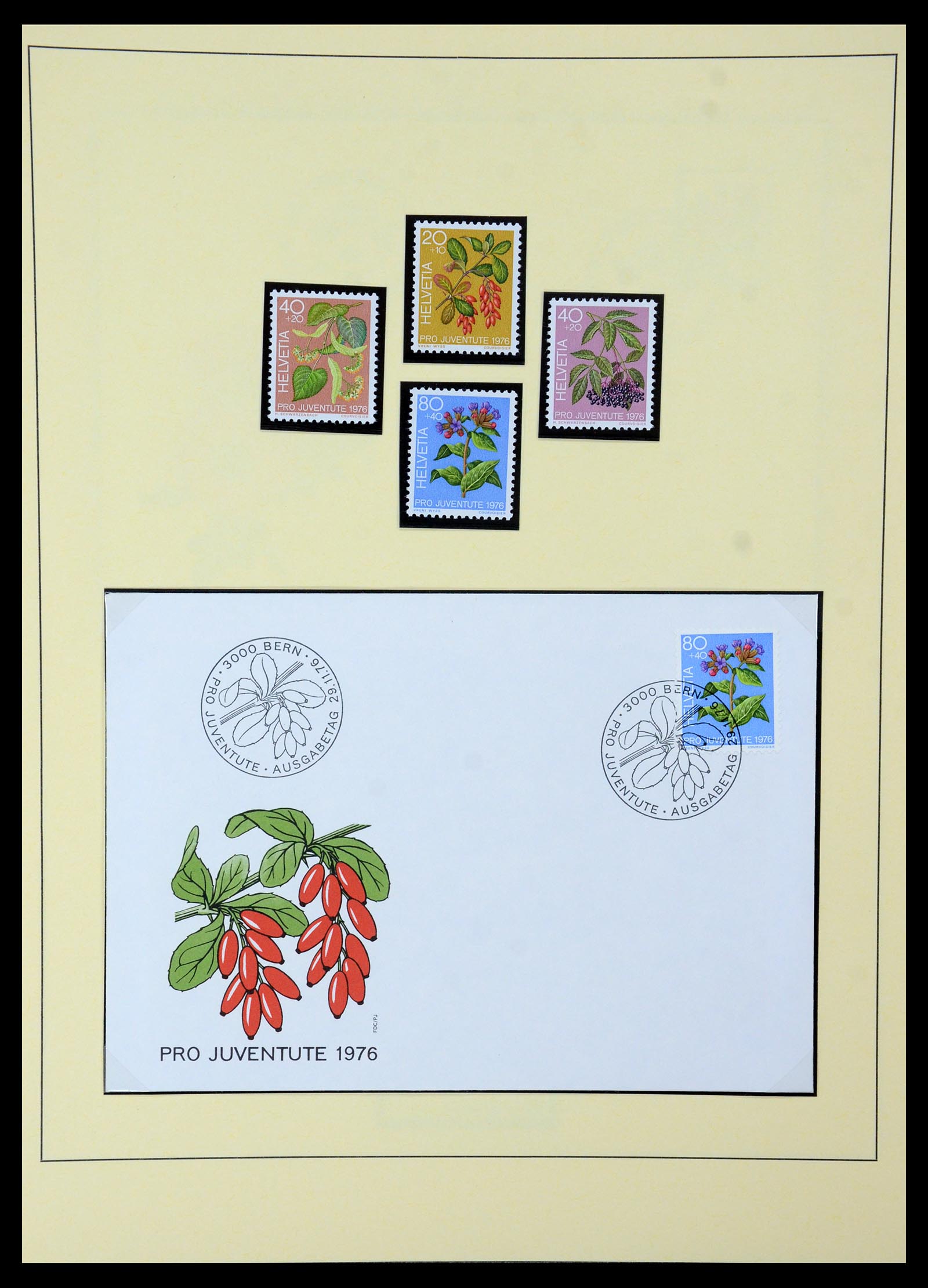 35668 033 - Postzegelverzameling 35668 Zwitserland Pro Juventute en Pro Patria 19