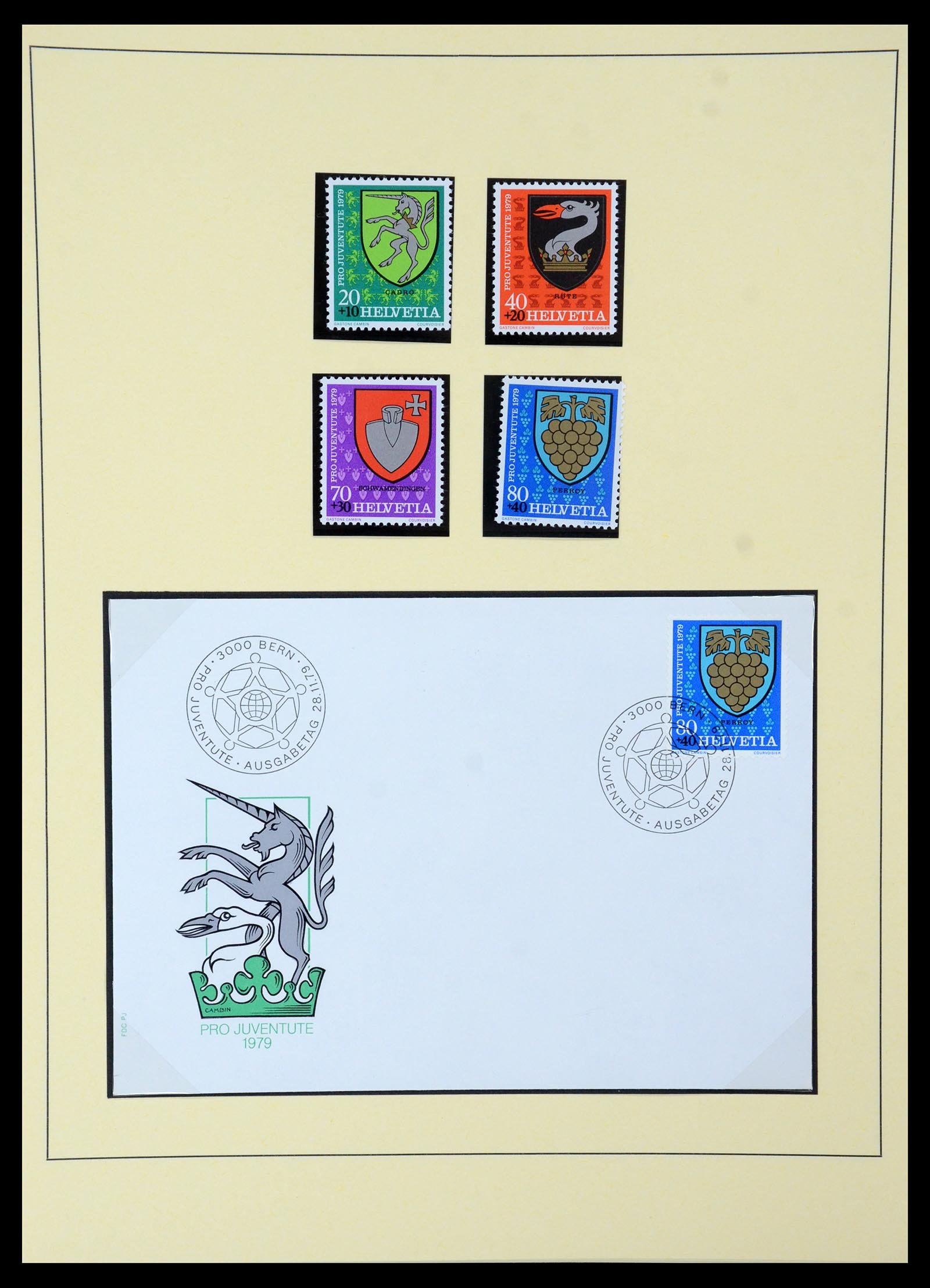35668 036 - Postzegelverzameling 35668 Zwitserland Pro Juventute en Pro Patria 19