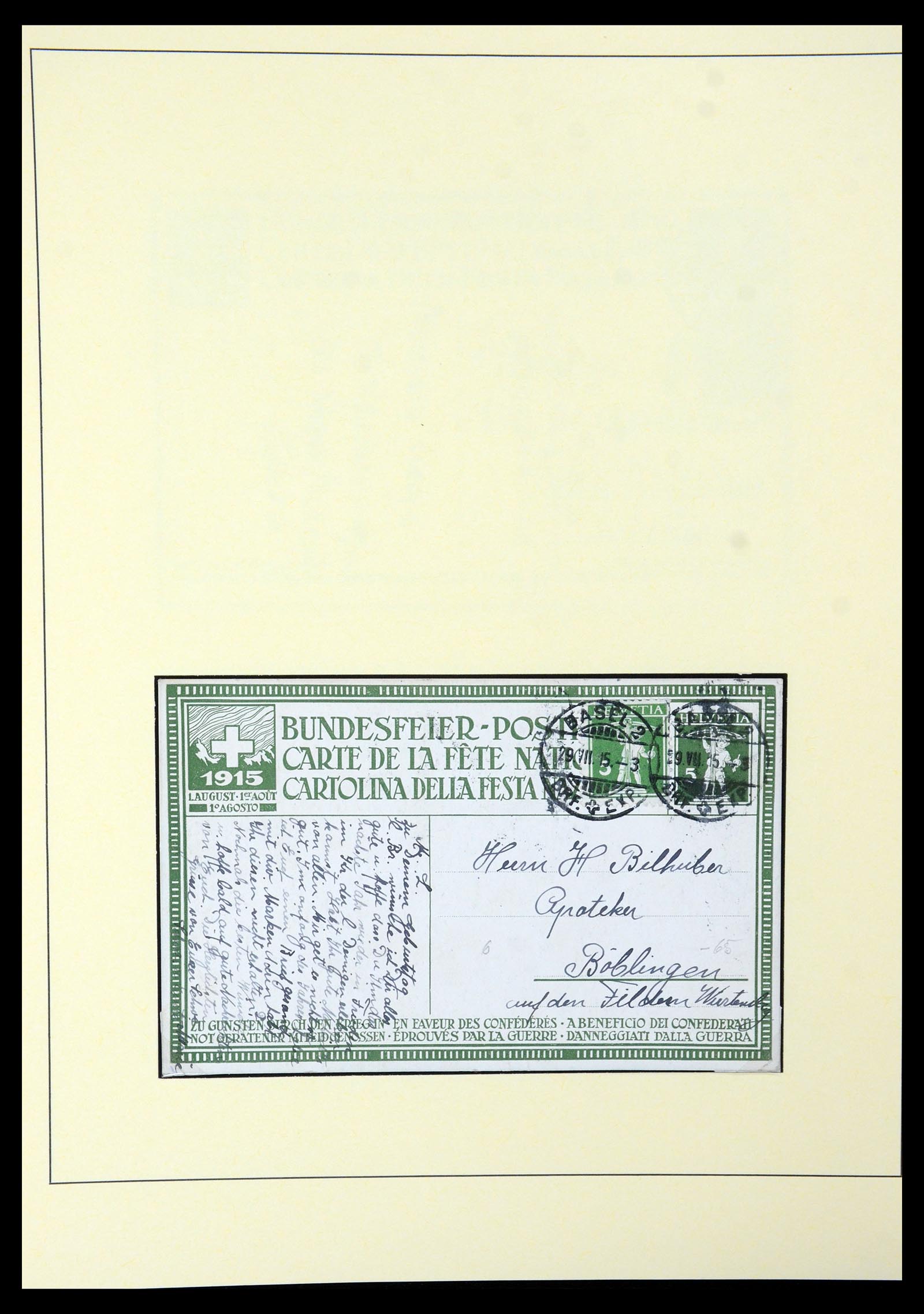 35668 039 - Stamp Collection 35668 Switzerland Pro Juventute and Pro Patria 1910-197
