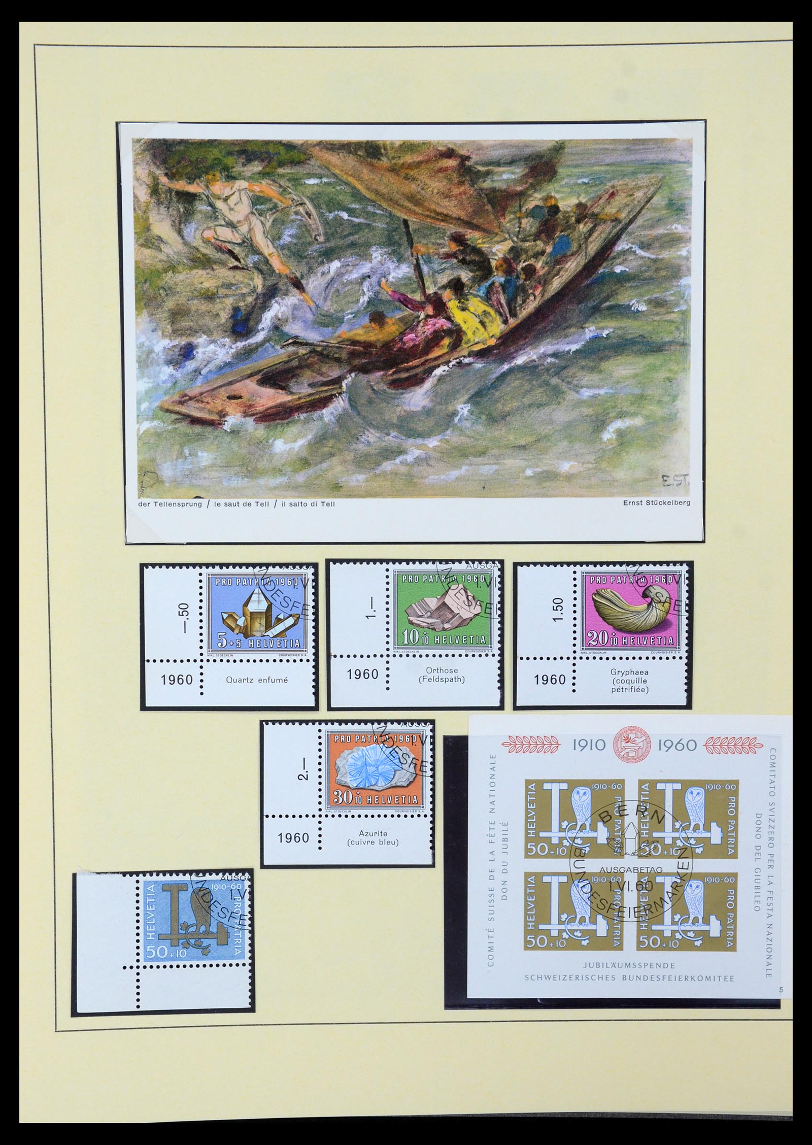 35668 048 - Postzegelverzameling 35668 Zwitserland Pro Juventute en Pro Patria 19