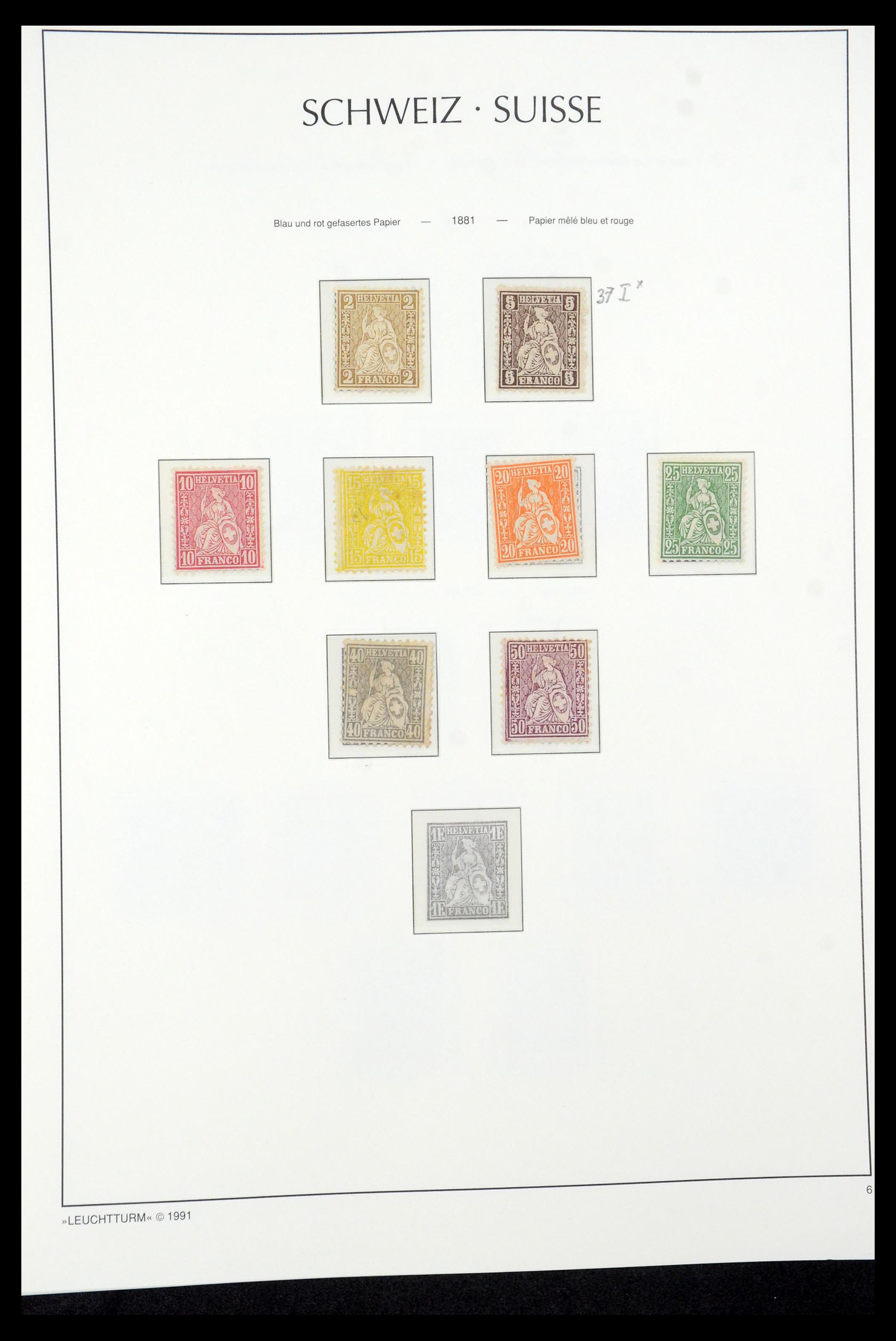 35669 006 - Stamp Collection 35669 Switzerland 1850-2000.