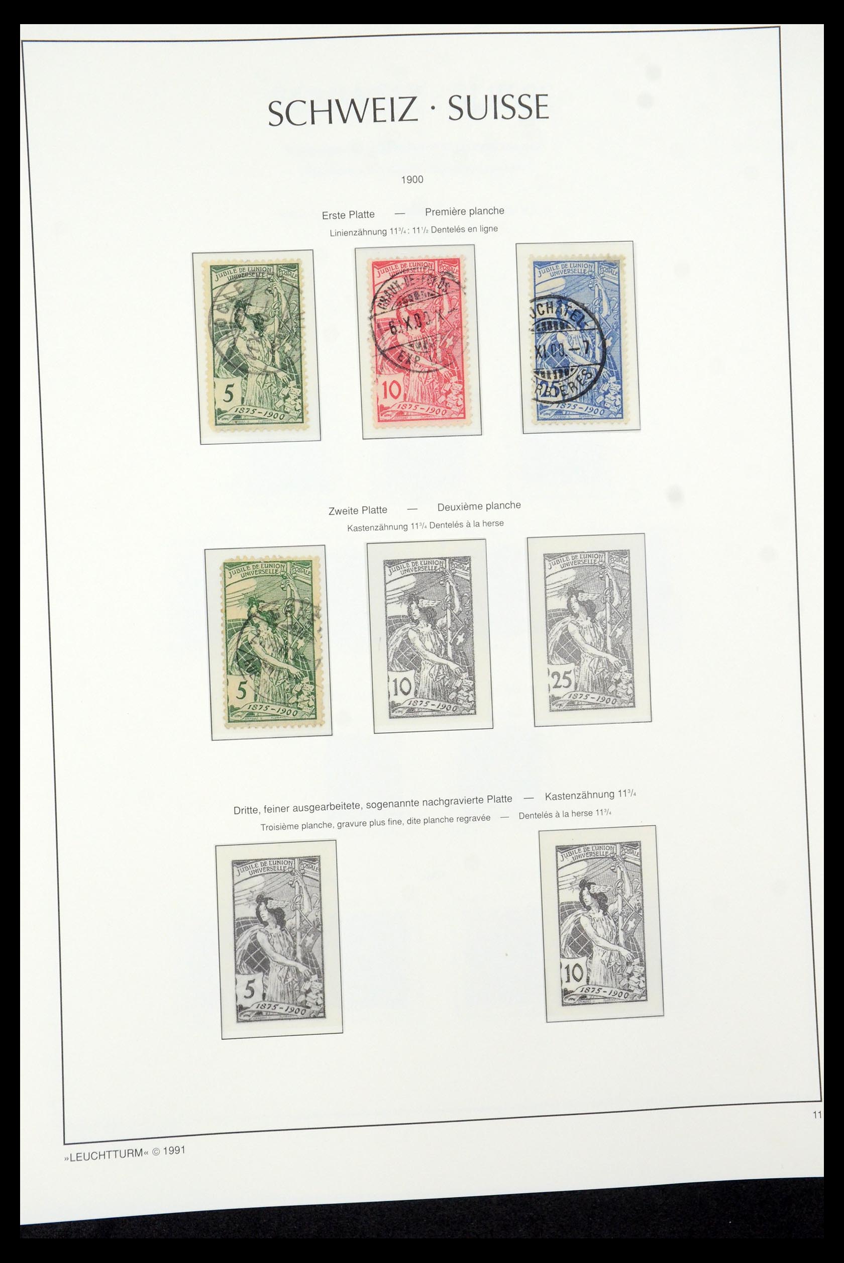 35669 011 - Postzegelverzameling 35669 Zwitserland 1850-2000.
