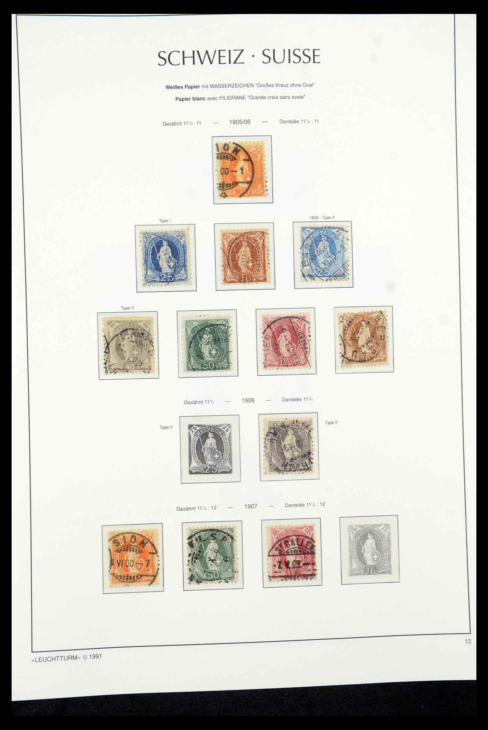 35669 012 - Stamp Collection 35669 Switzerland 1850-2000.