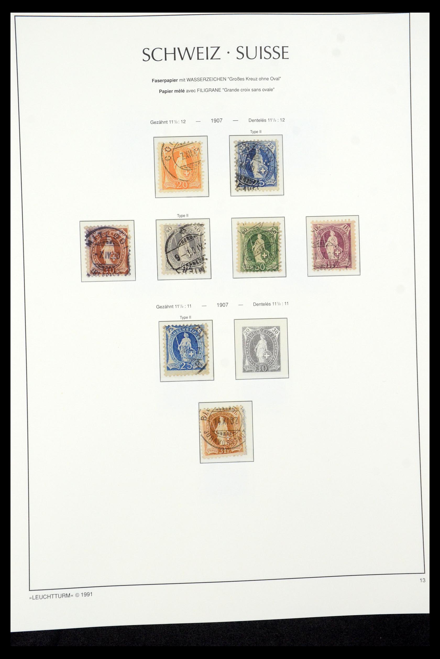 35669 013 - Postzegelverzameling 35669 Zwitserland 1850-2000.
