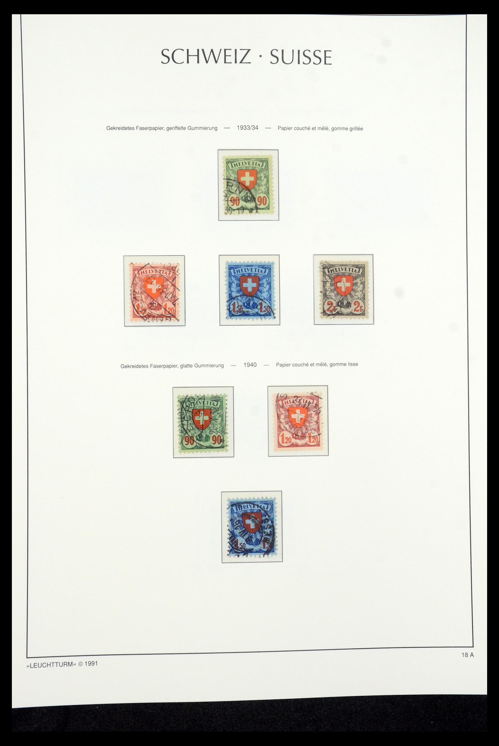 35669 020 - Postzegelverzameling 35669 Zwitserland 1850-2000.