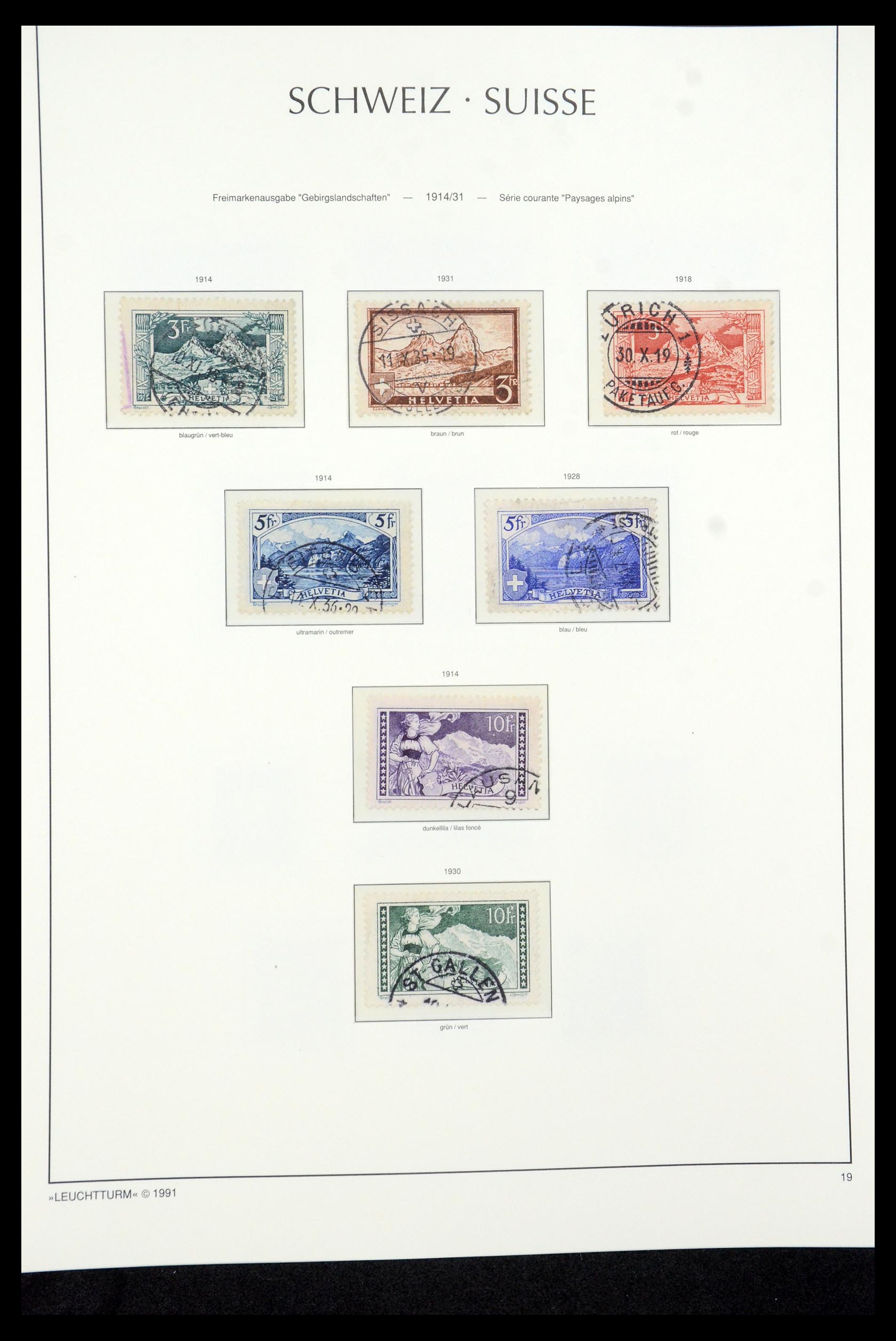 35669 021 - Stamp Collection 35669 Switzerland 1850-2000.