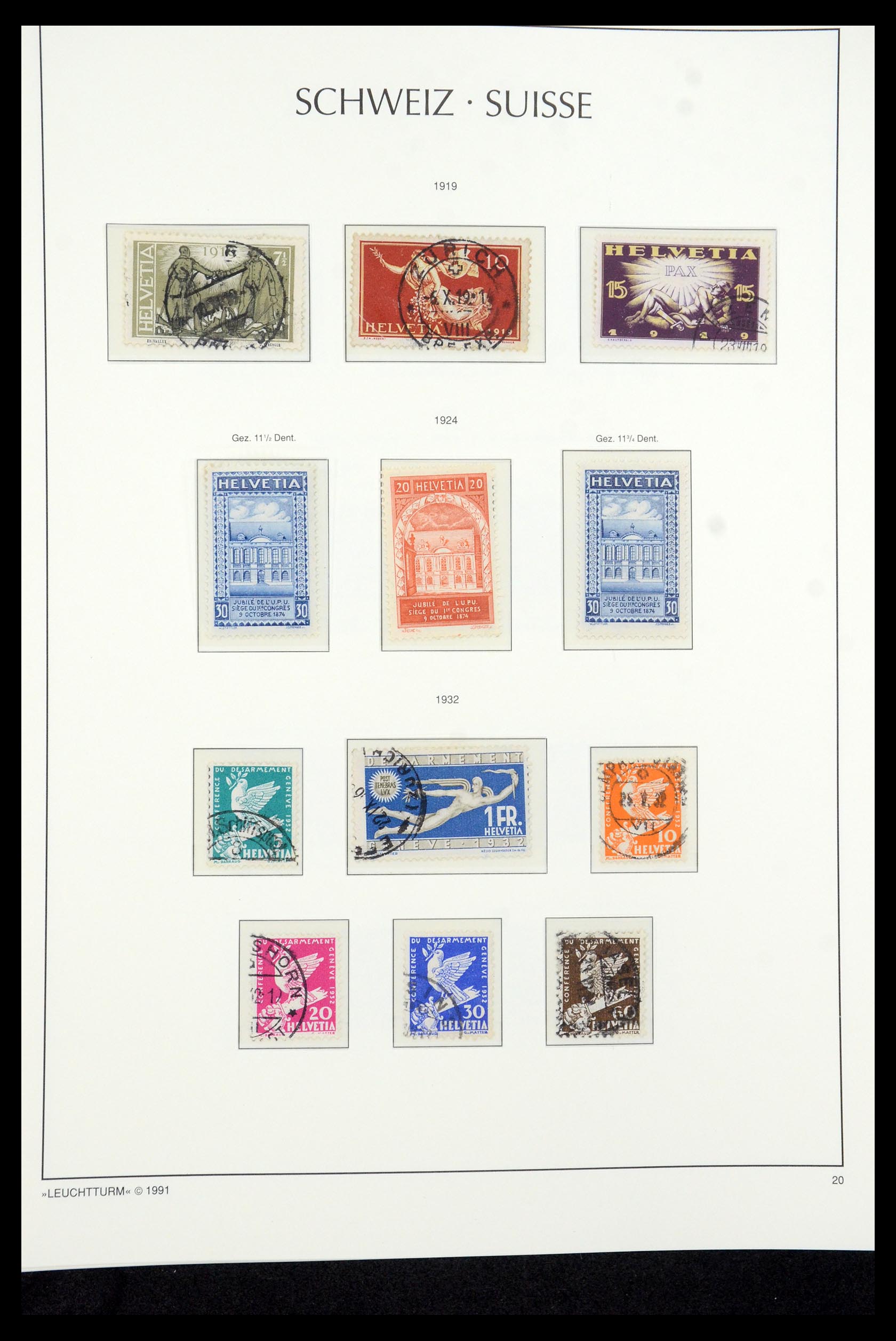 35669 022 - Stamp Collection 35669 Switzerland 1850-2000.