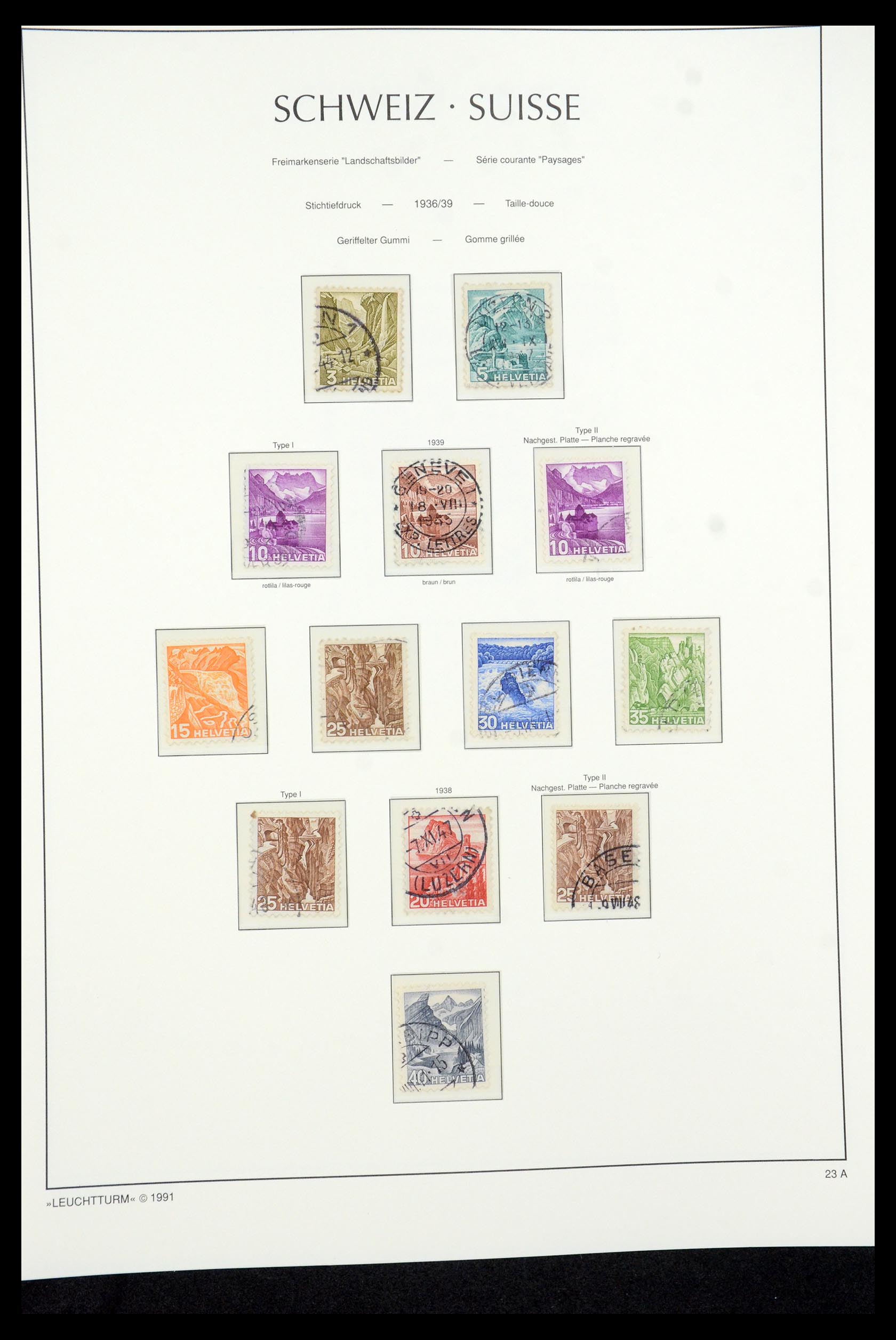 35669 026 - Stamp Collection 35669 Switzerland 1850-2000.