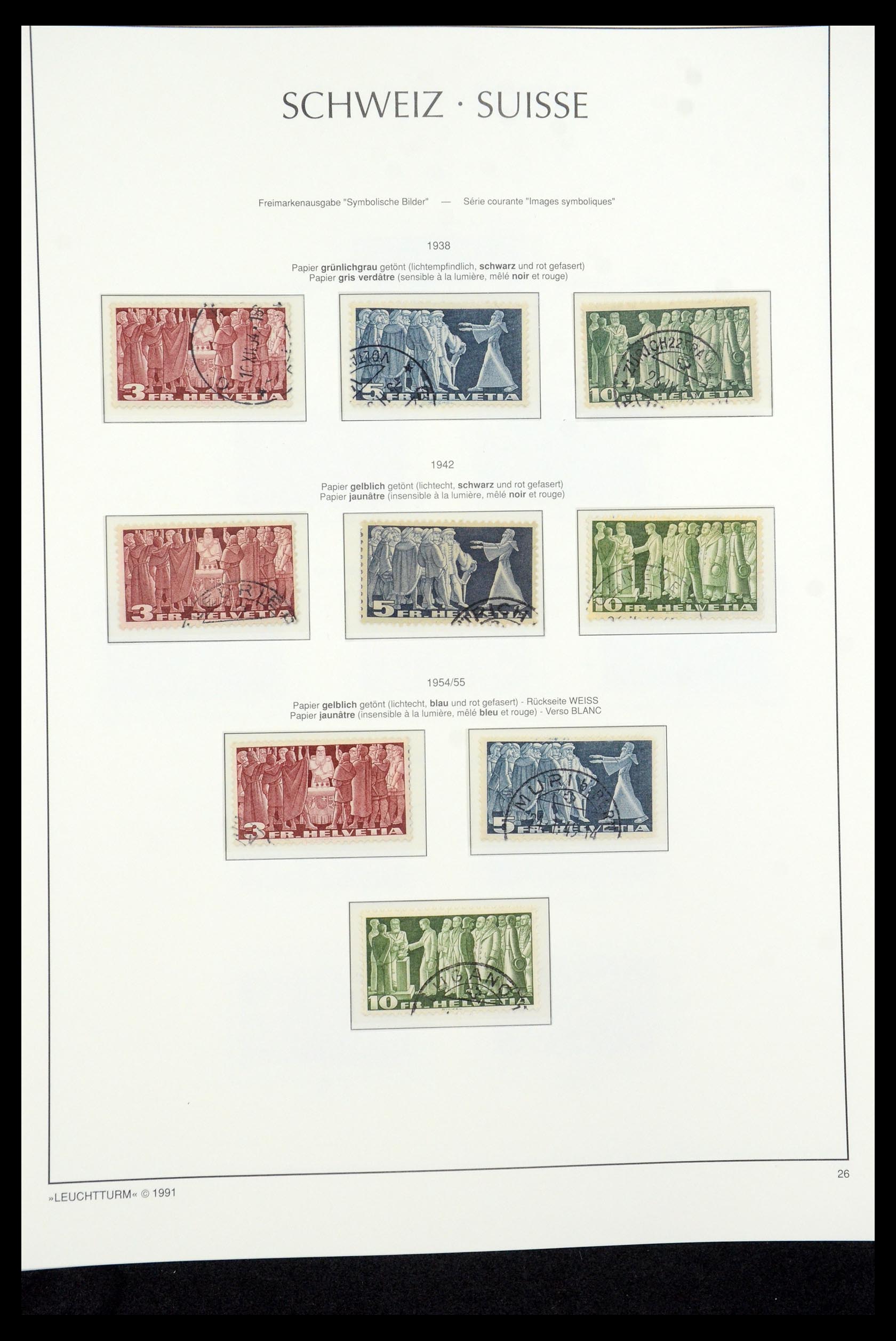 35669 028 - Postzegelverzameling 35669 Zwitserland 1850-2000.