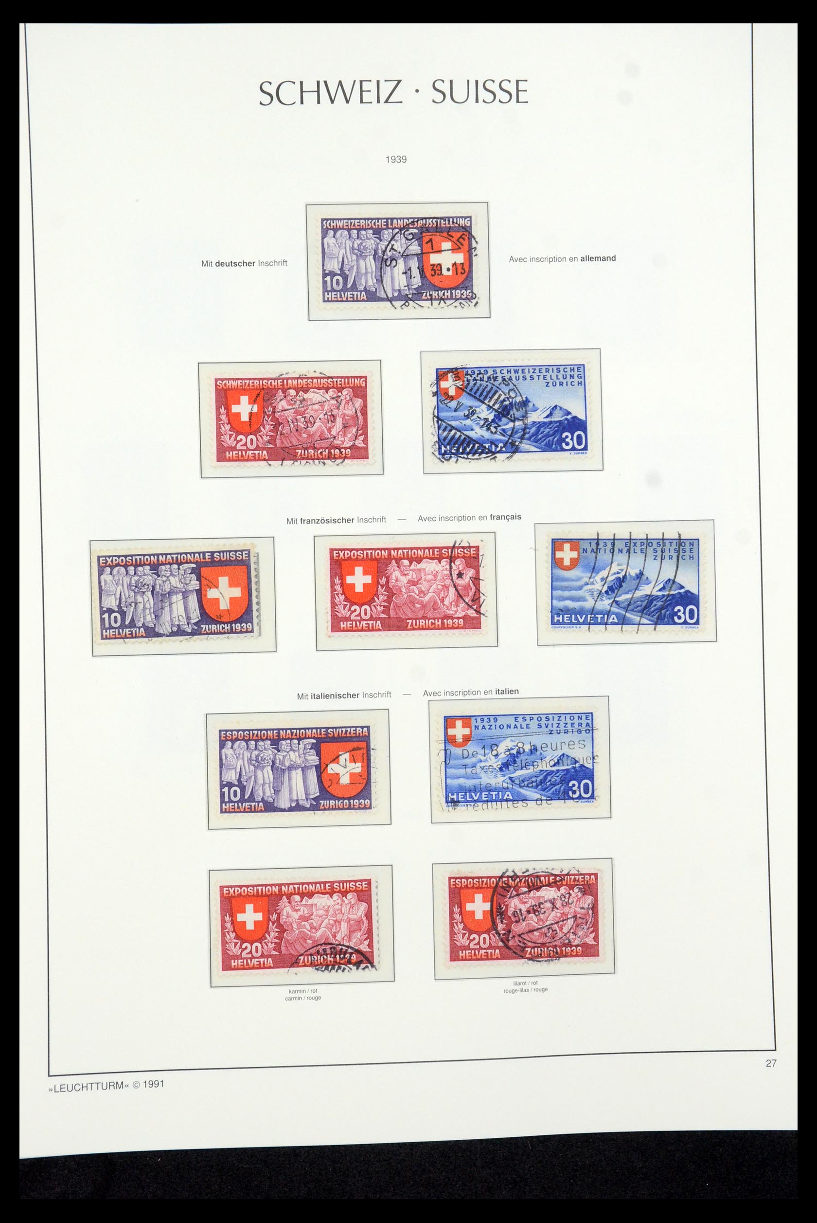 35669 029 - Postzegelverzameling 35669 Zwitserland 1850-2000.
