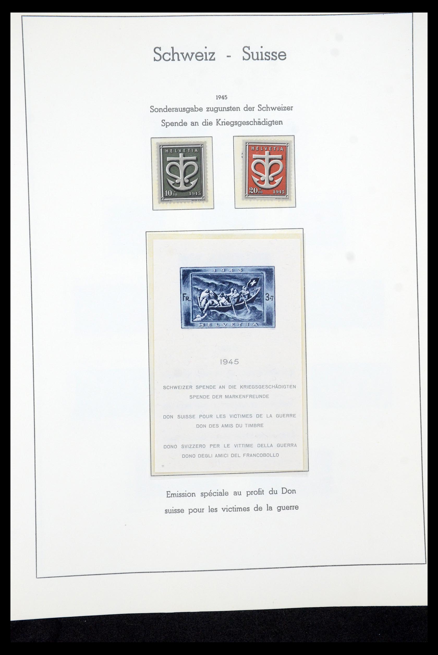 35669 035 - Postzegelverzameling 35669 Zwitserland 1850-2000.