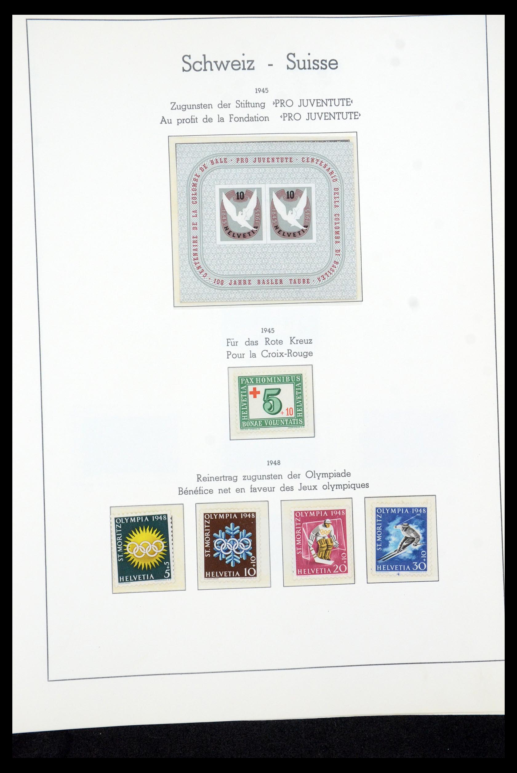 35669 037 - Postzegelverzameling 35669 Zwitserland 1850-2000.