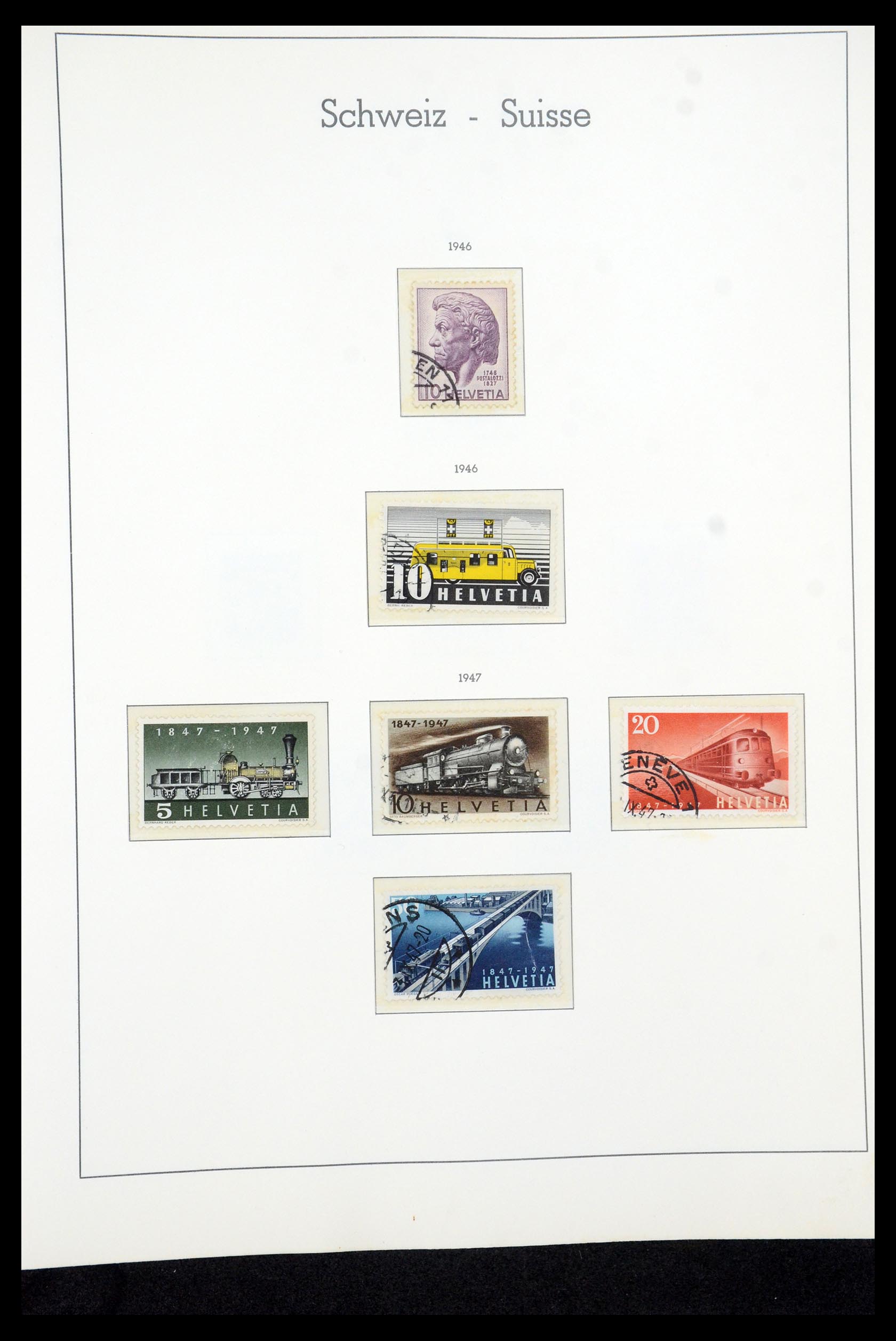 35669 038 - Stamp Collection 35669 Switzerland 1850-2000.