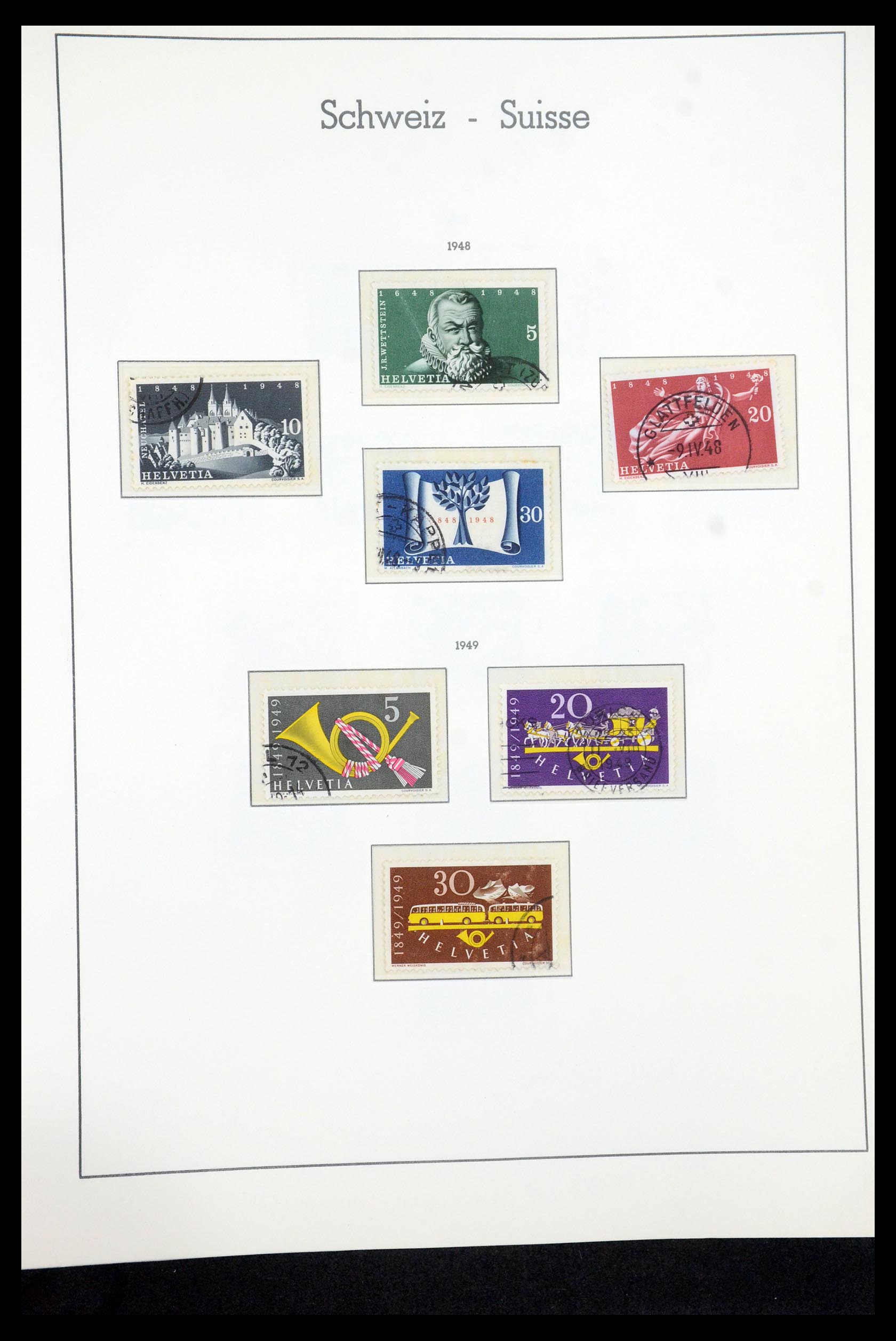 35669 041 - Stamp Collection 35669 Switzerland 1850-2000.