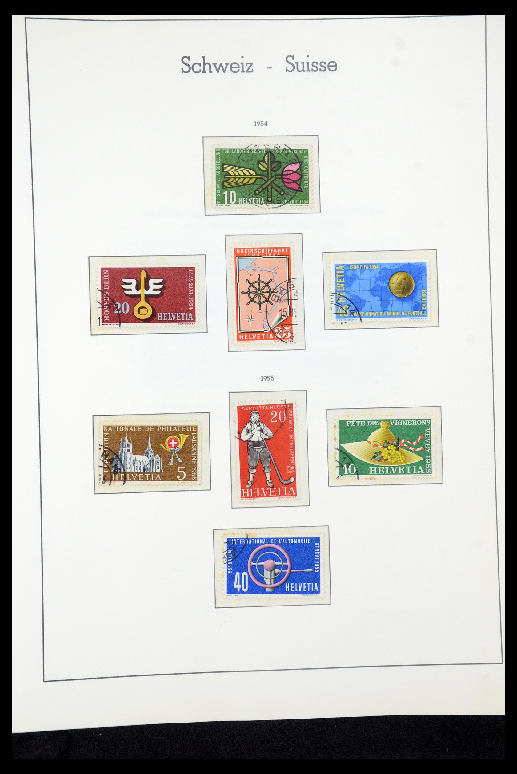 35669 044 - Postzegelverzameling 35669 Zwitserland 1850-2000.