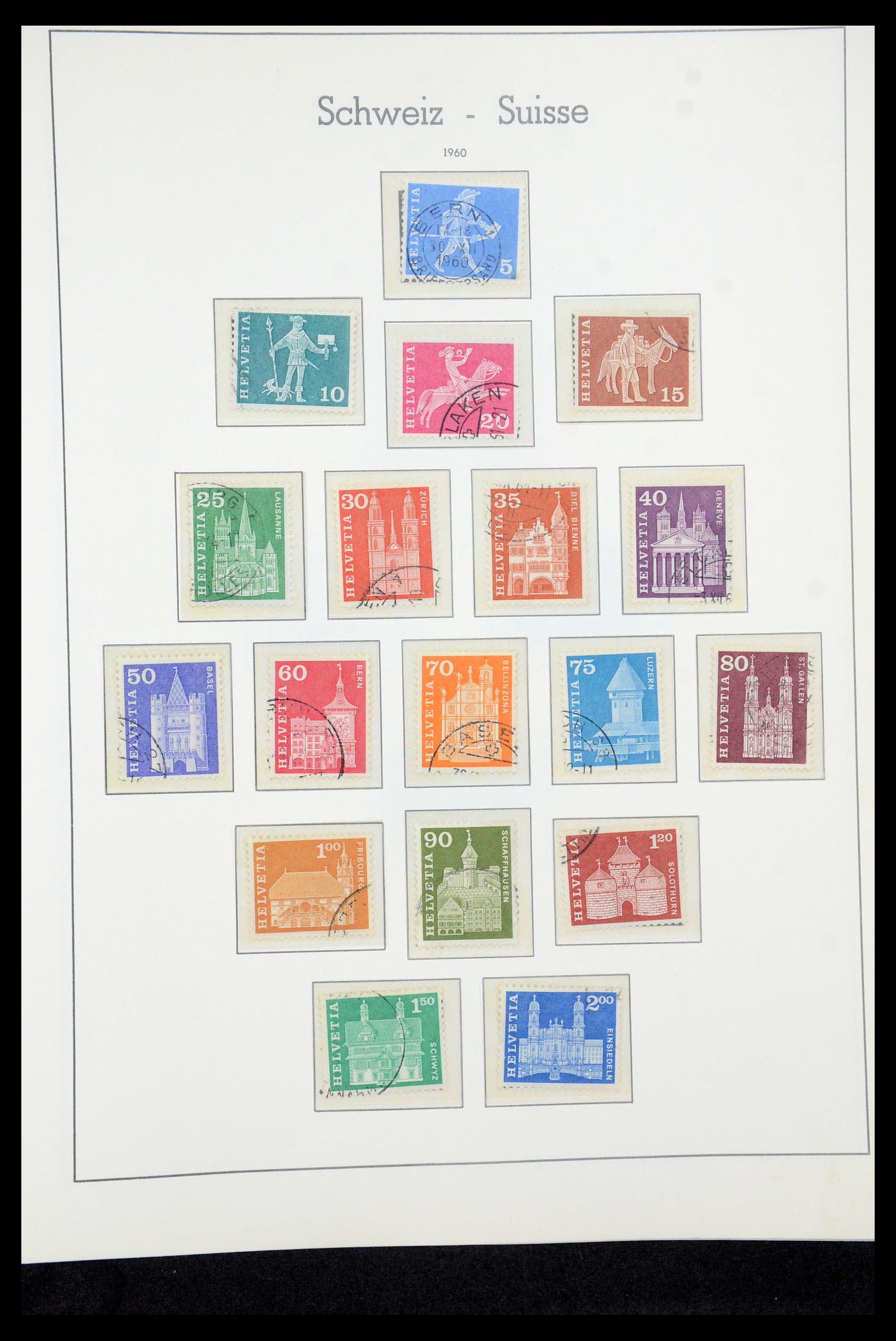 35669 050 - Postzegelverzameling 35669 Zwitserland 1850-2000.